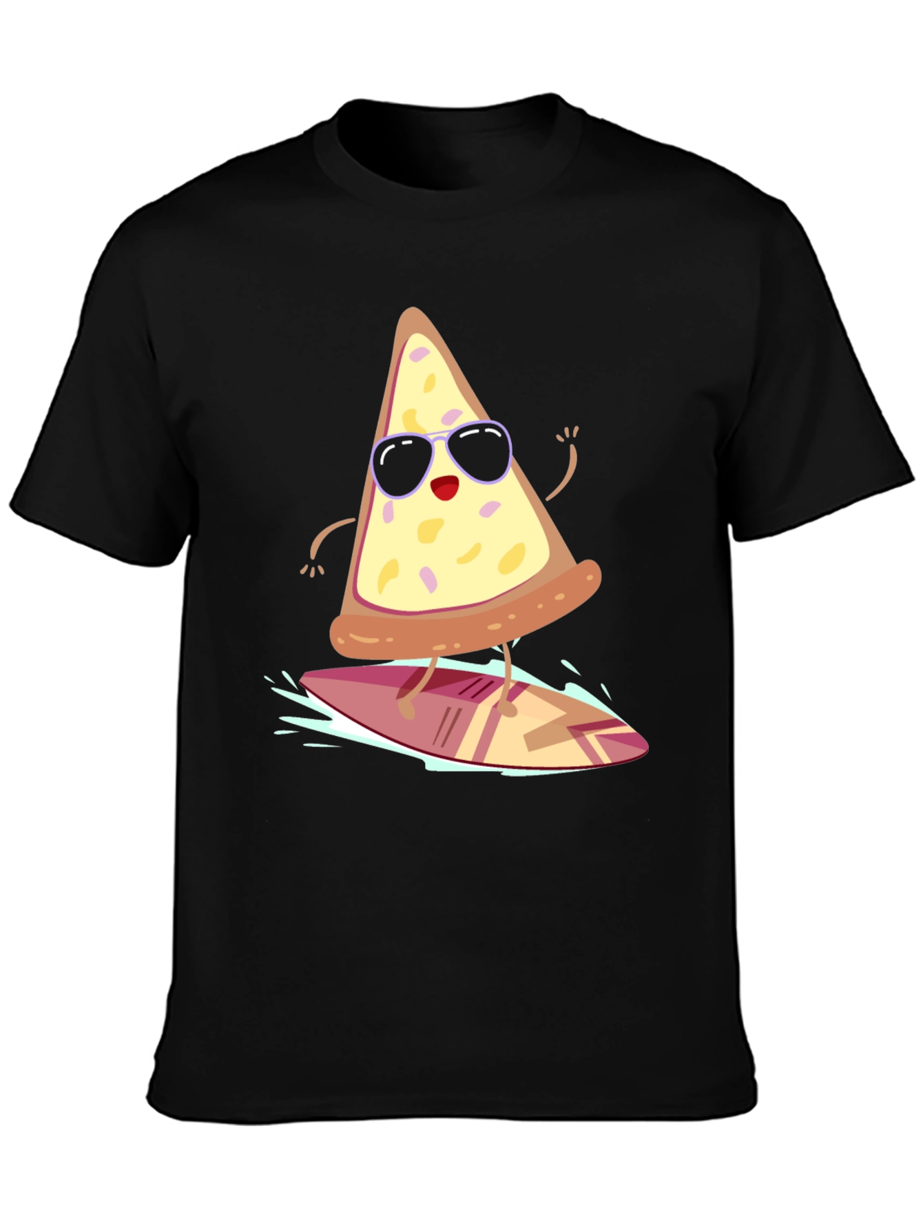Pizza Surfer Graphic Tee - Cool & Fun T-Shirt