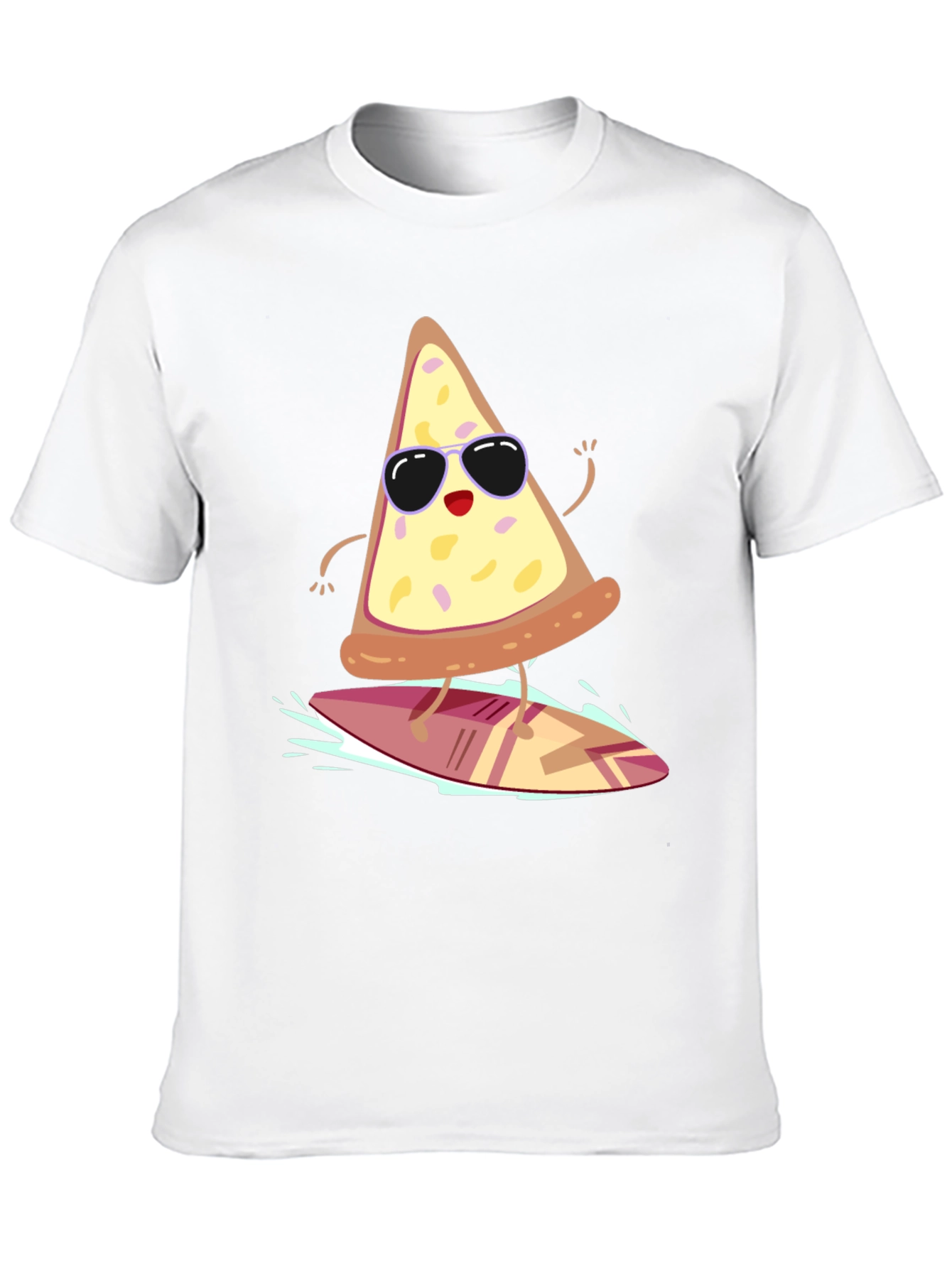 Pizza Surfer Graphic Tee - Cool & Fun T-Shirt