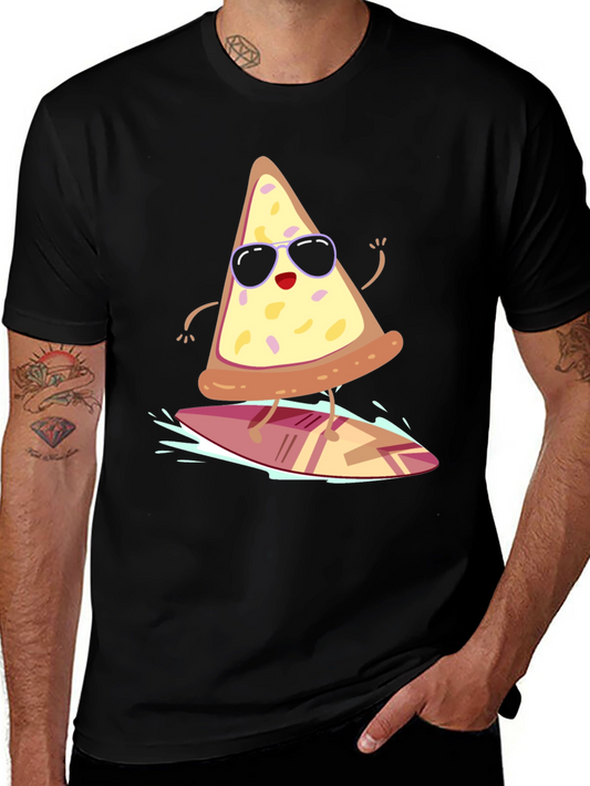 Pizza Surfer Graphic Tee - Cool & Fun T-Shirt