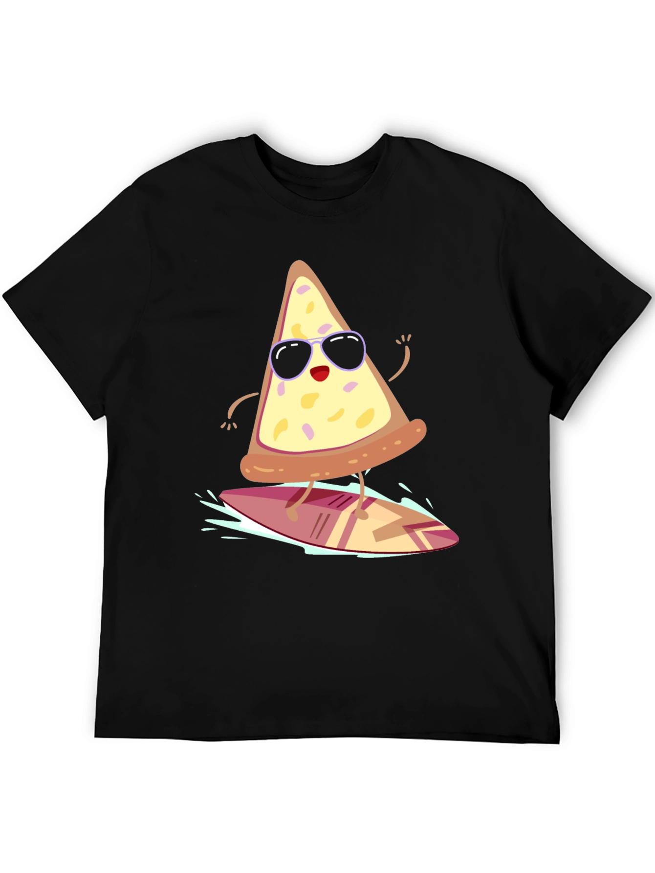 Pizza Surfer Graphic Tee - Cool & Fun T-Shirt