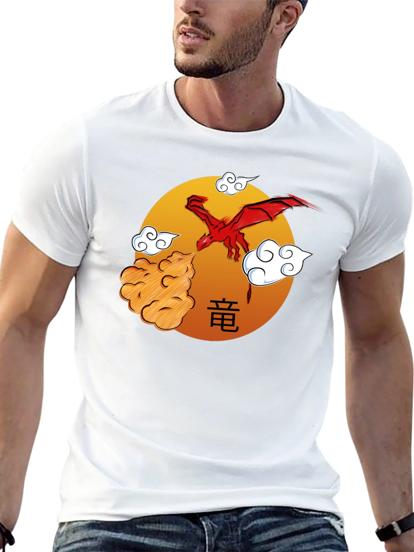 Dragon Fire Graphic Tee - Bold Streetwear