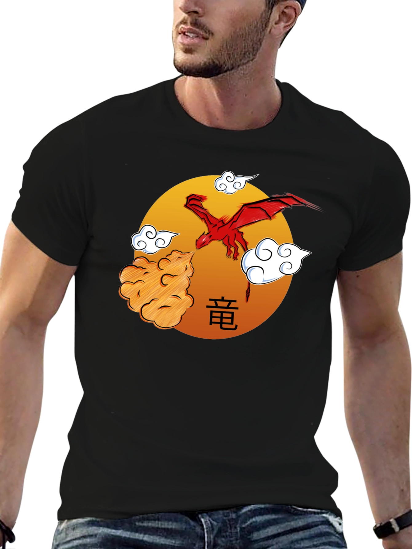 Dragon Fire Graphic Tee - Bold Streetwear