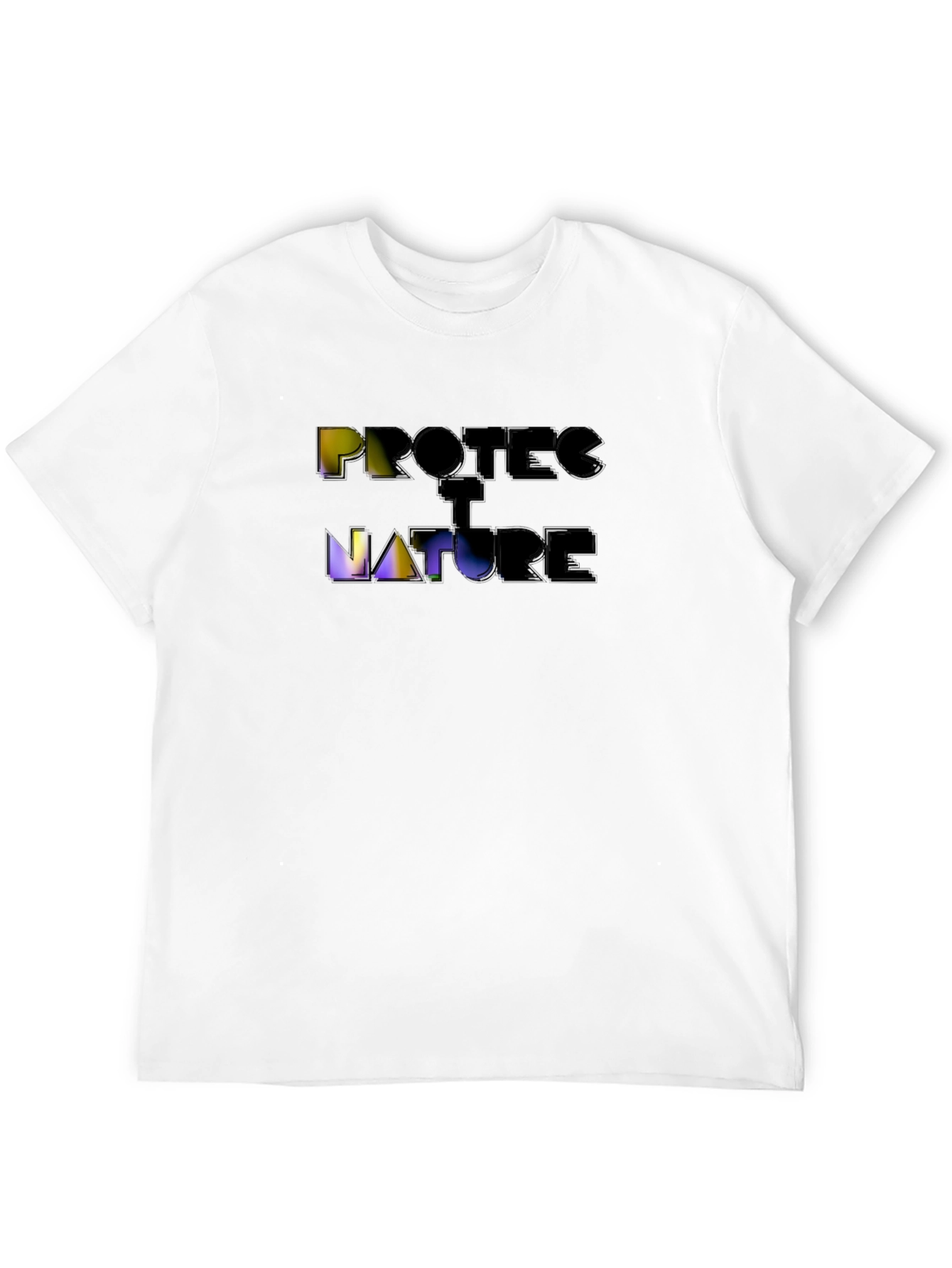 Protect Nature Graphic T-Shirt - Black Short Sleeve