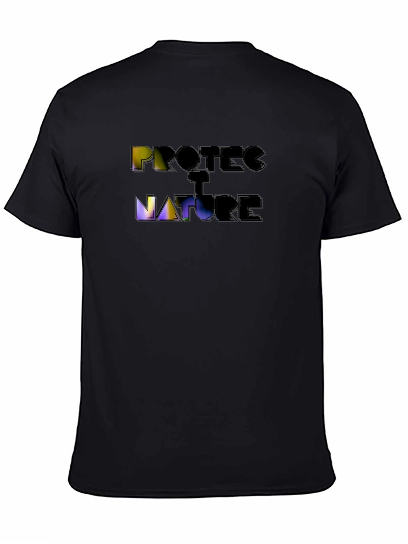 Protect Nature Graphic T-Shirt - Black Short Sleeve