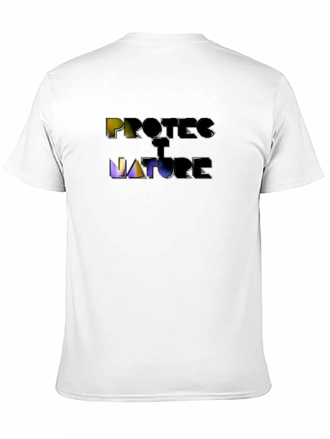 Protect Nature Graphic T-Shirt - Black Short Sleeve