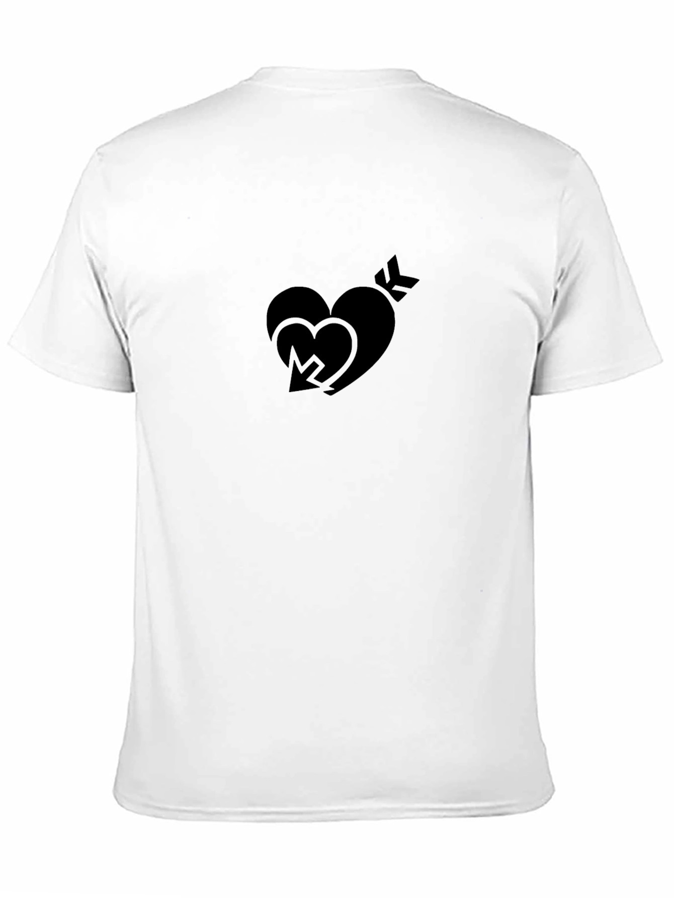 Heart & Arrow Graphic Tee - Black
