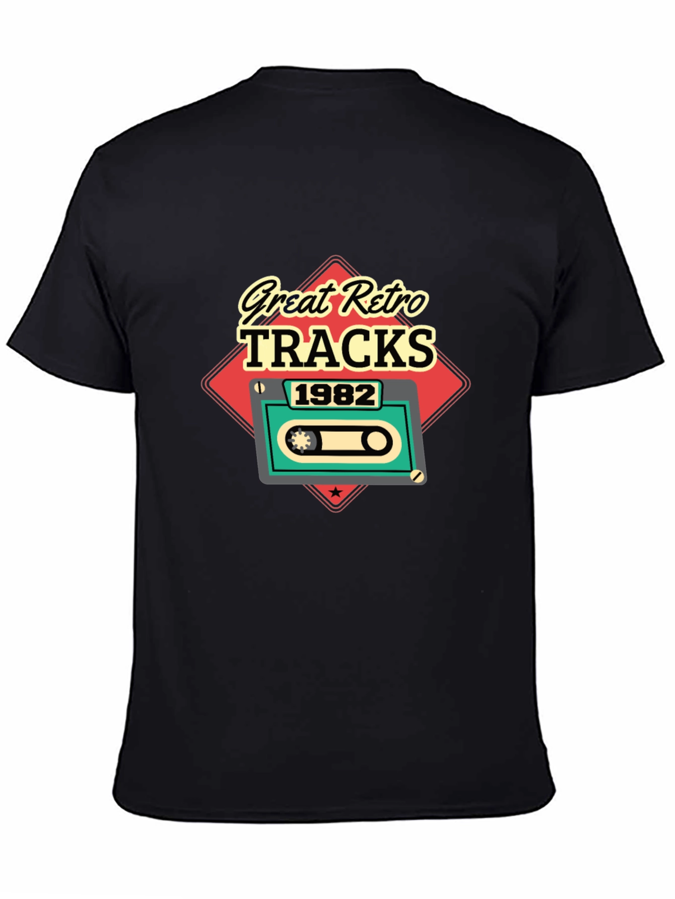 Great Retro Tracks 1982 Cassette Tape T-Shirt