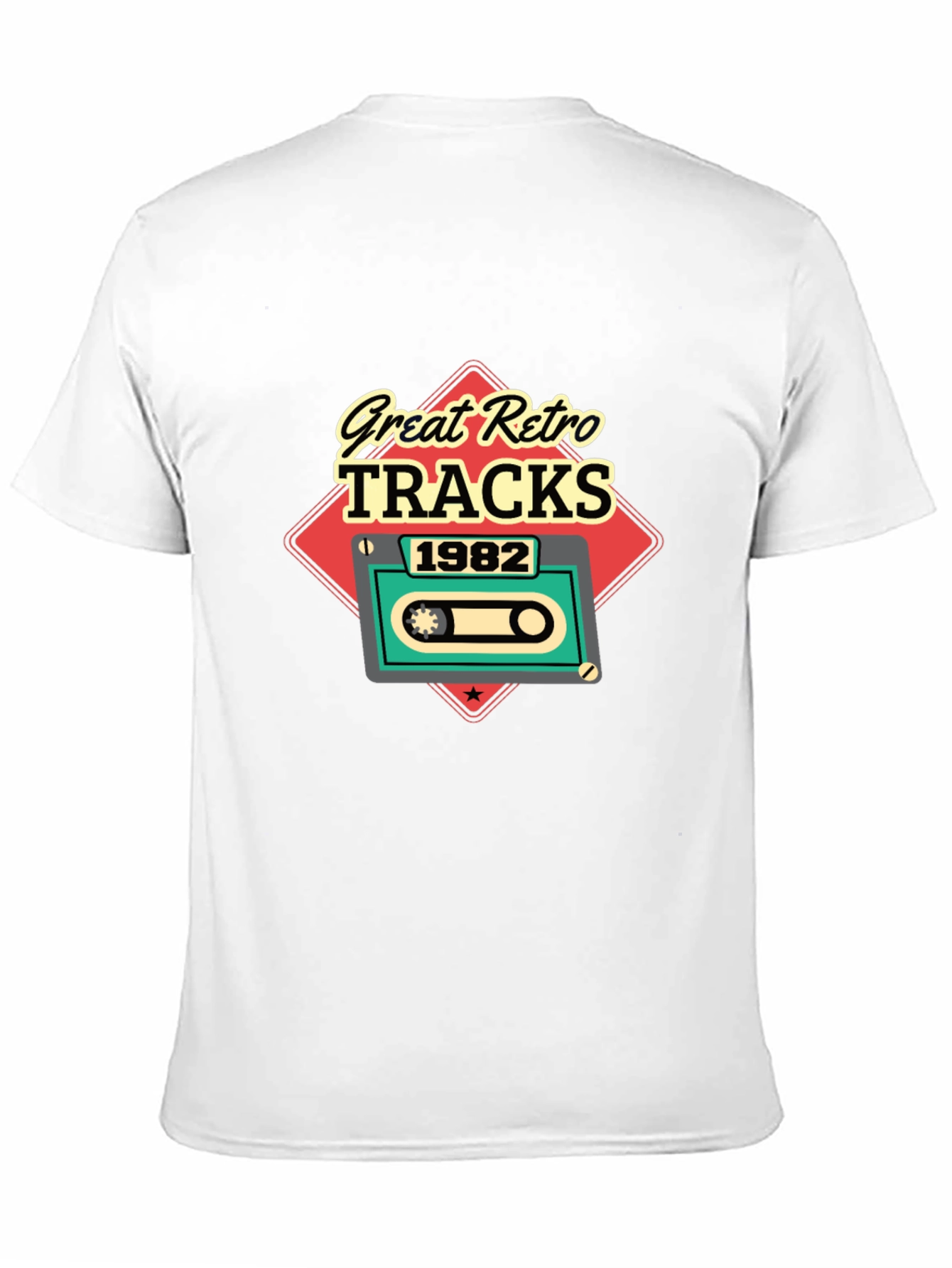 Great Retro Tracks 1982 Cassette Tape T-Shirt