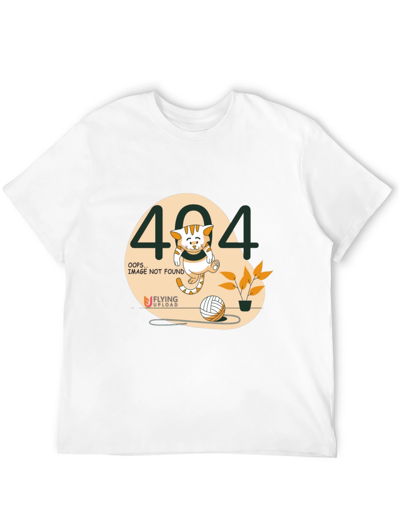 404 Error Cat T-Shirt - Funny Graphic Tee