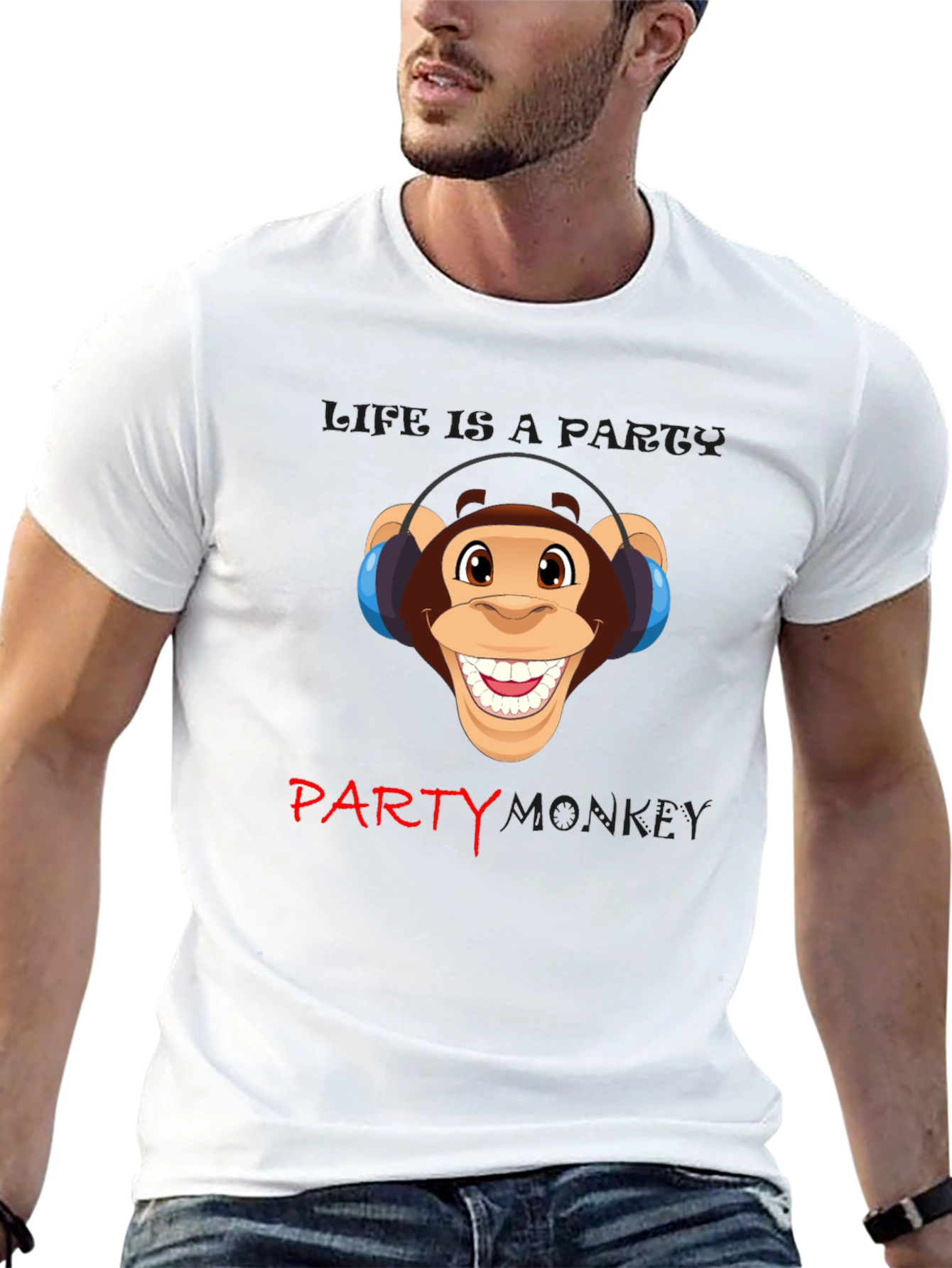 Party Monkey Graphic Tee
