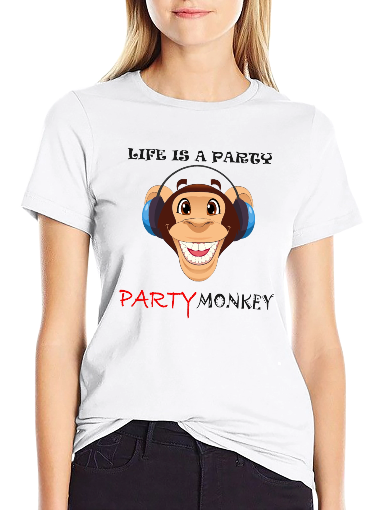 Party Monkey Graphic Tee