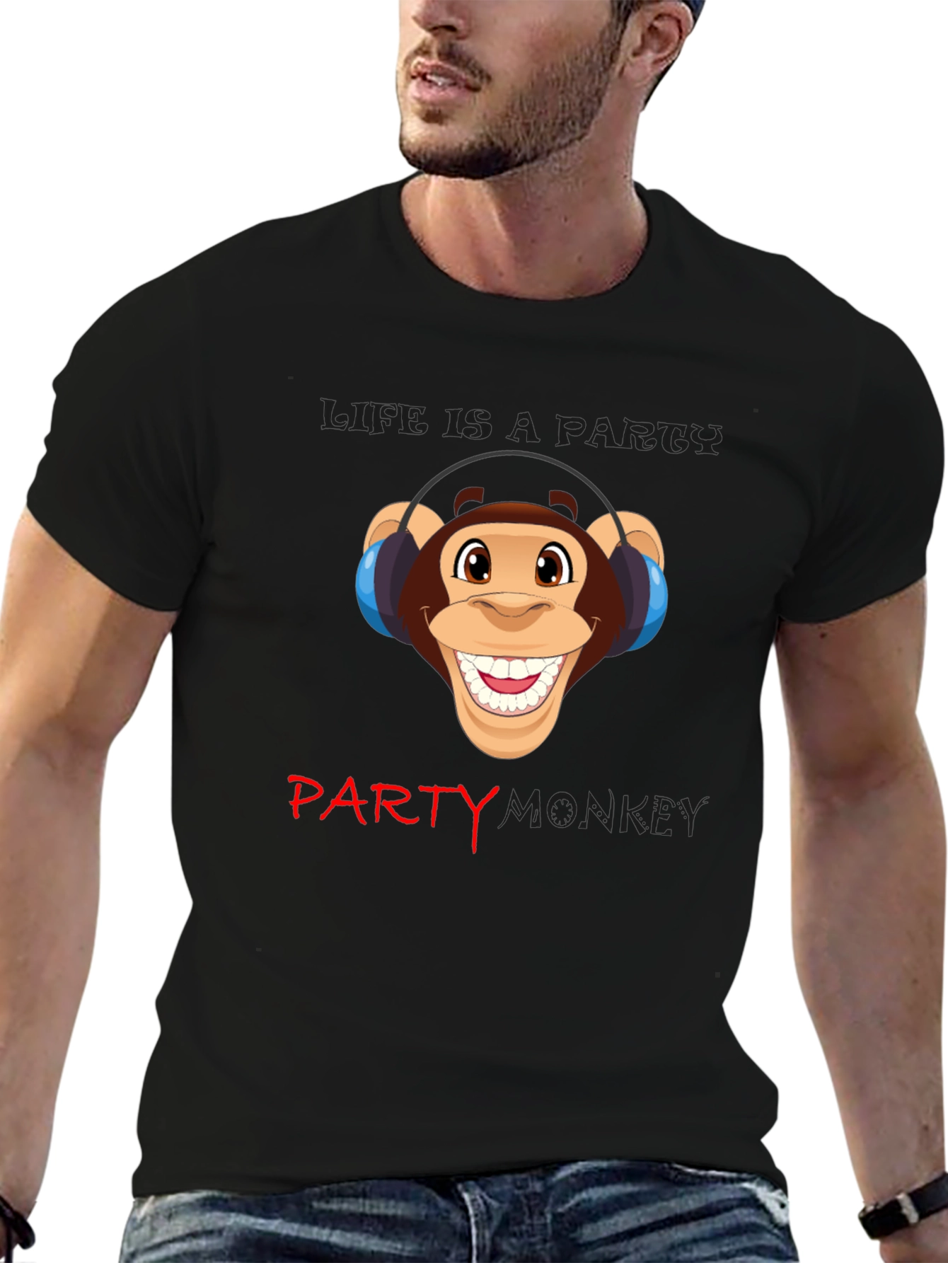 Party Monkey Graphic Tee