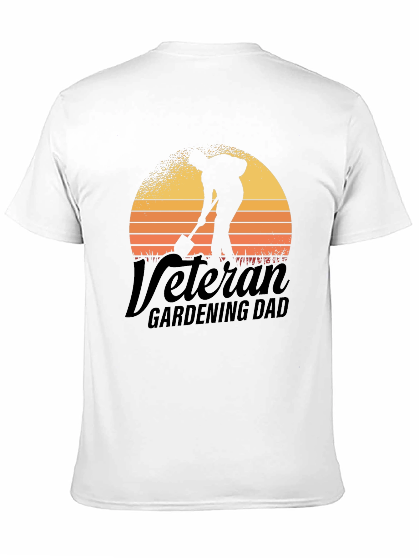 Veteran Gardening Dad T-Shirt - Black
