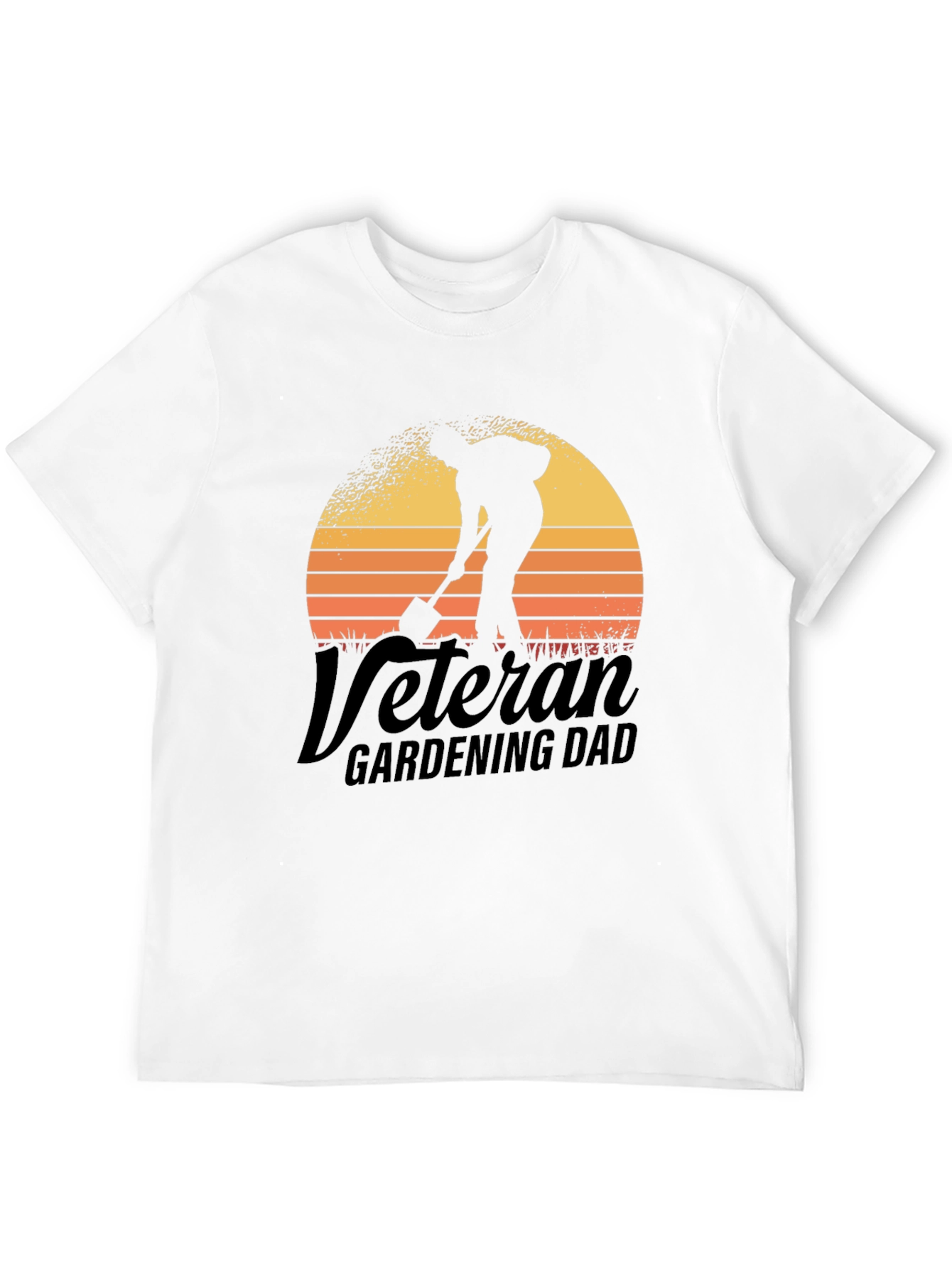 Veteran Gardening Dad T-Shirt - Black