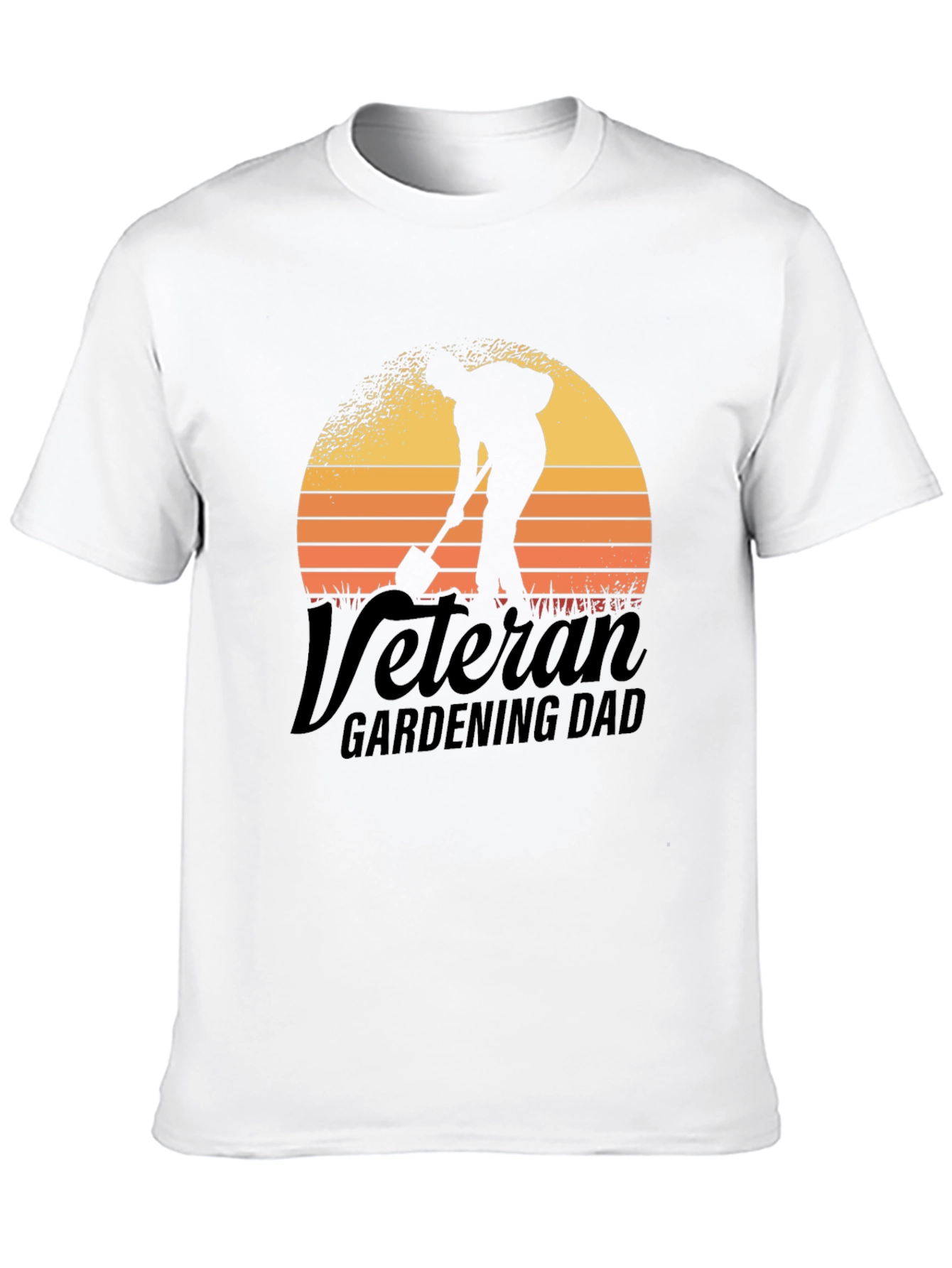 Veteran Gardening Dad T-Shirt - Black