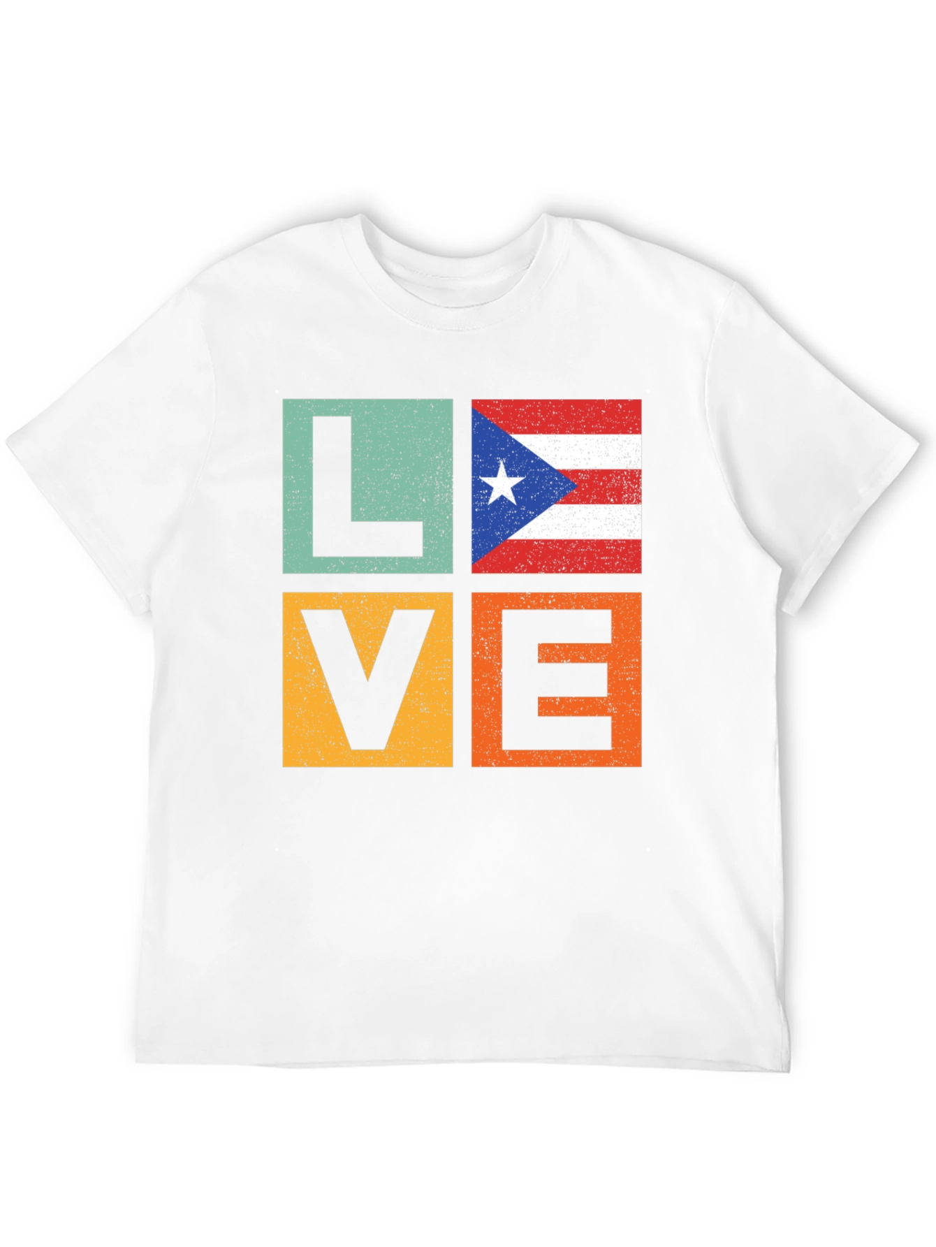 Puerto Rico Love Graphic Tee - Black T-Shirt