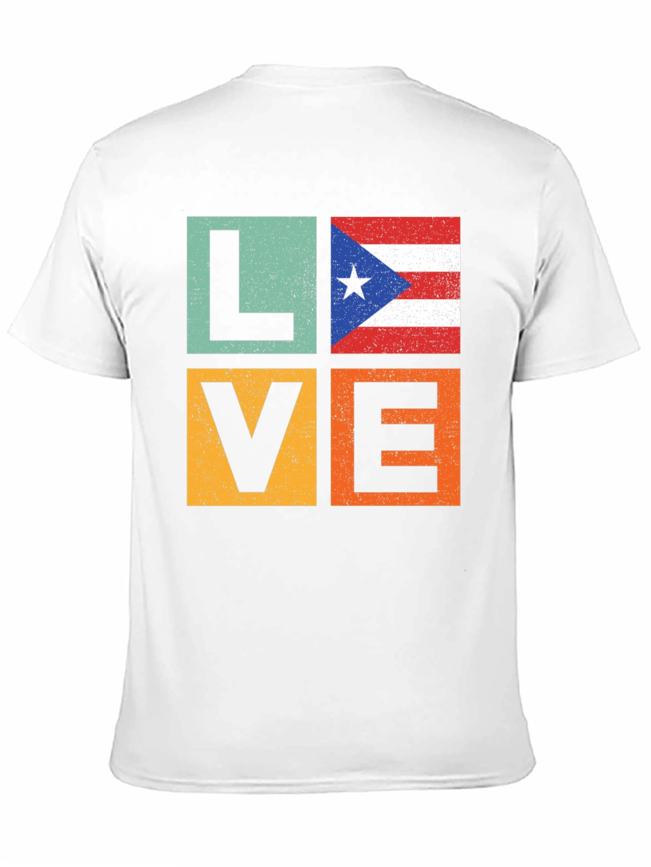 Puerto Rico Love Graphic Tee - Black T-Shirt