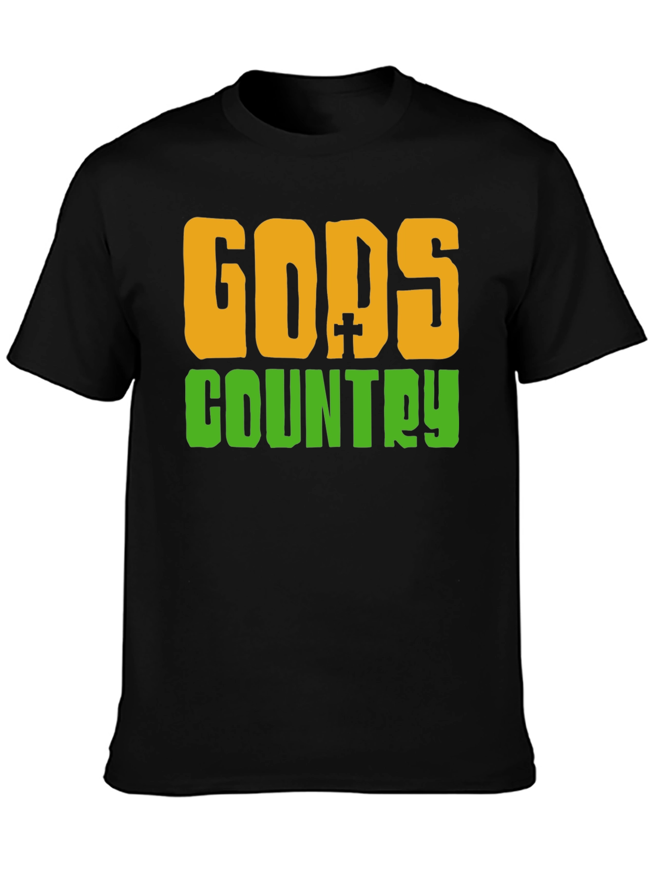 Gods Country Black T-Shirt