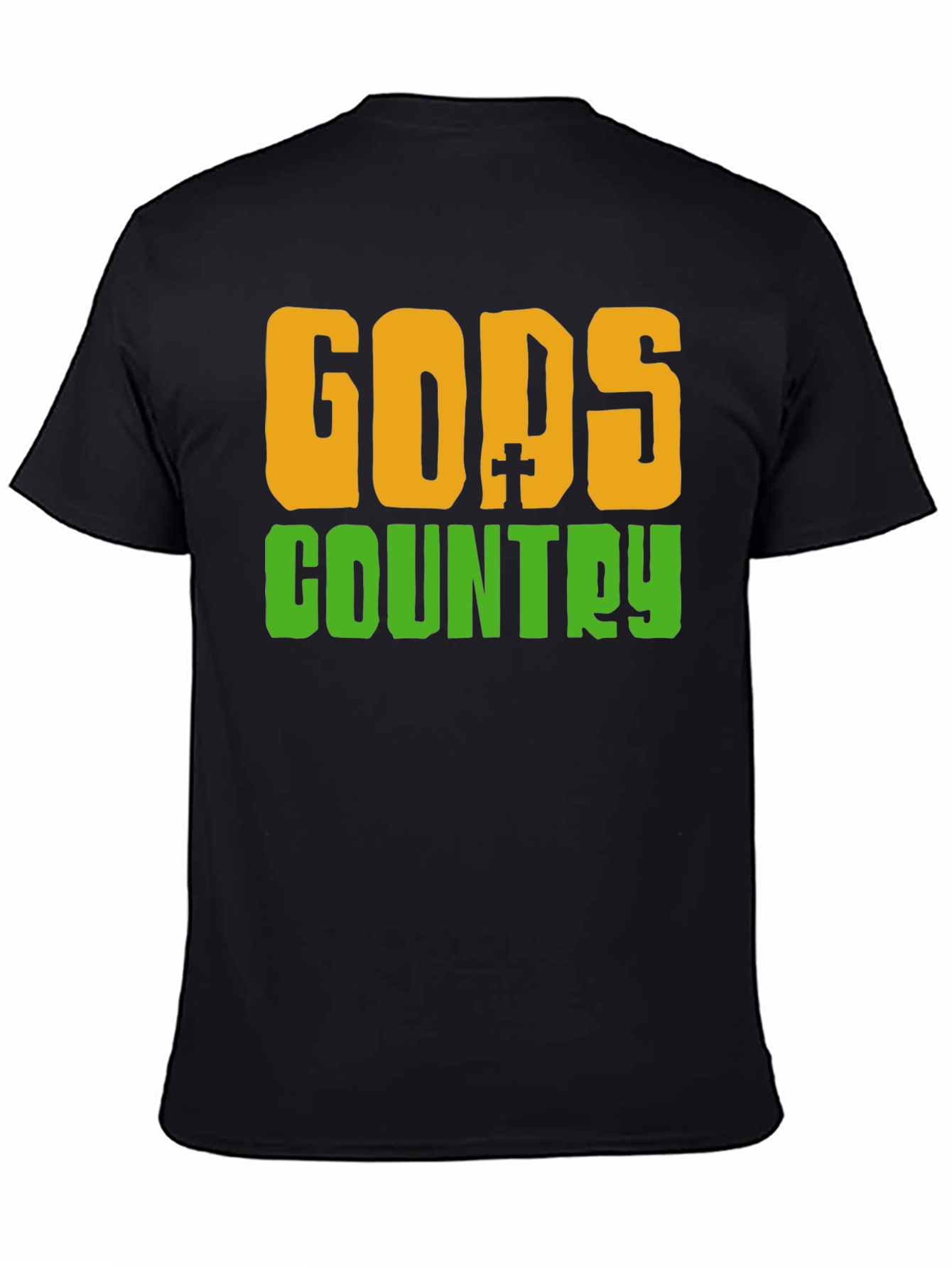 Gods Country Black T-Shirt