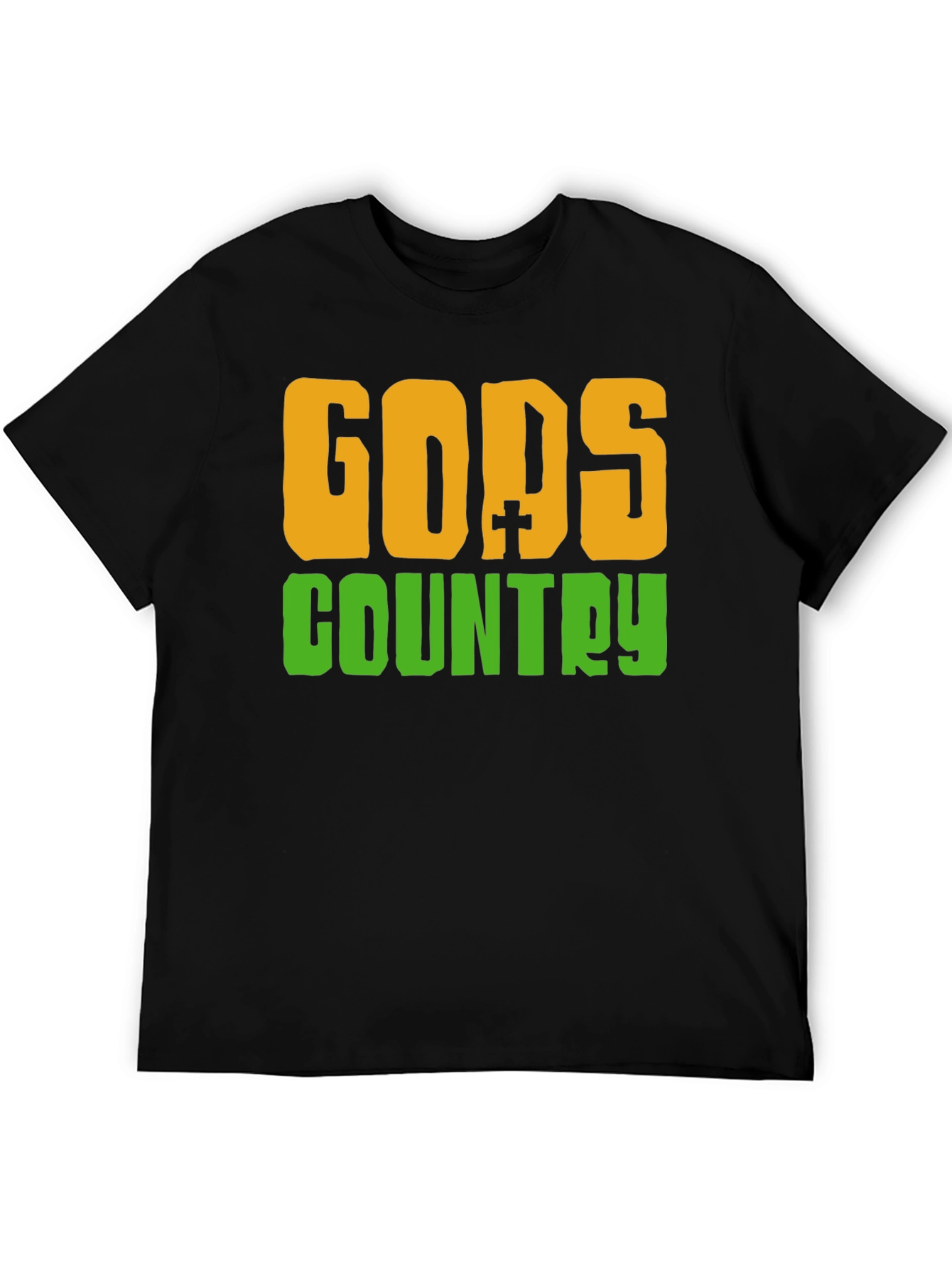 Gods Country Black T-Shirt