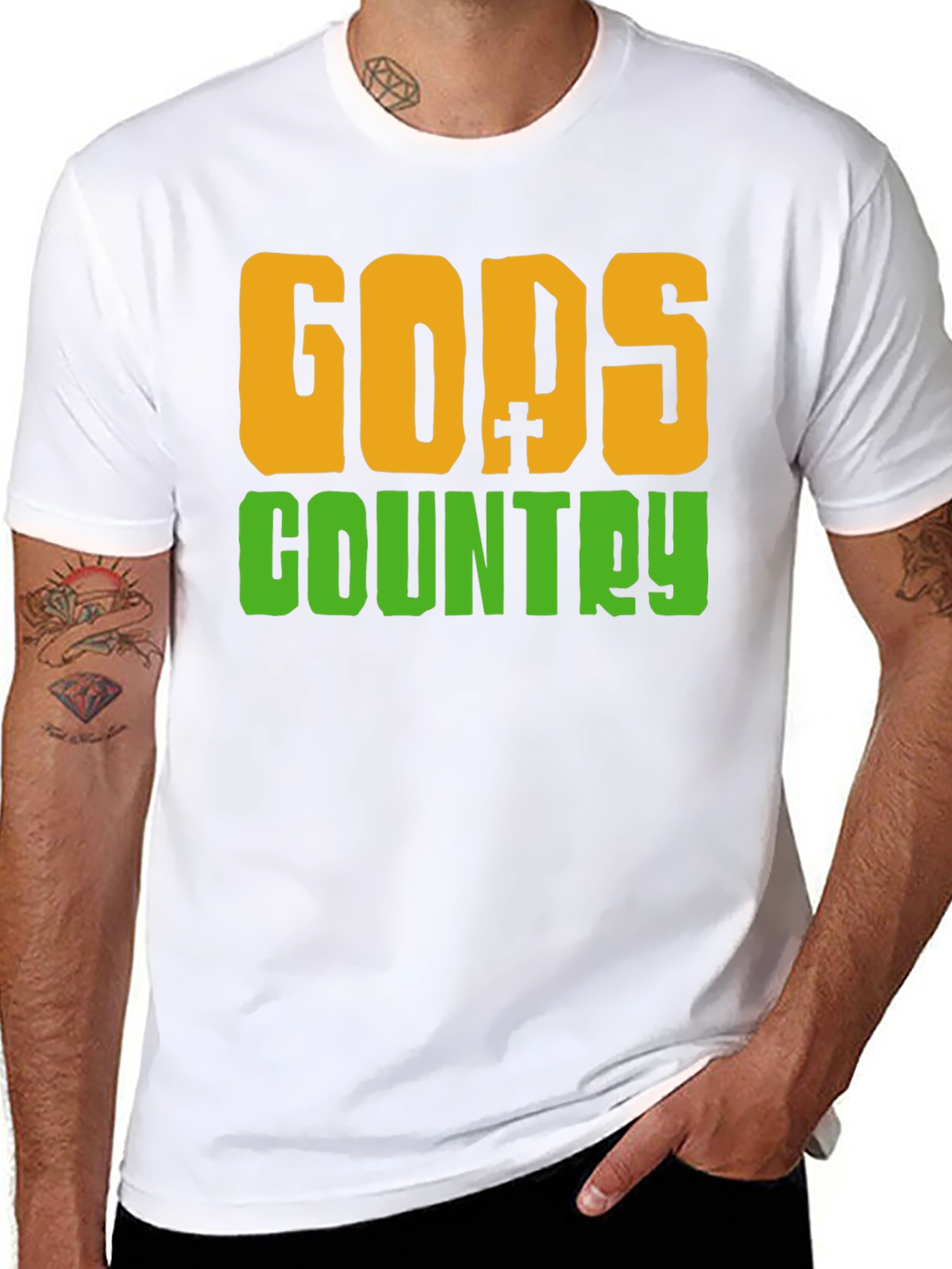 Gods Country Black T-Shirt