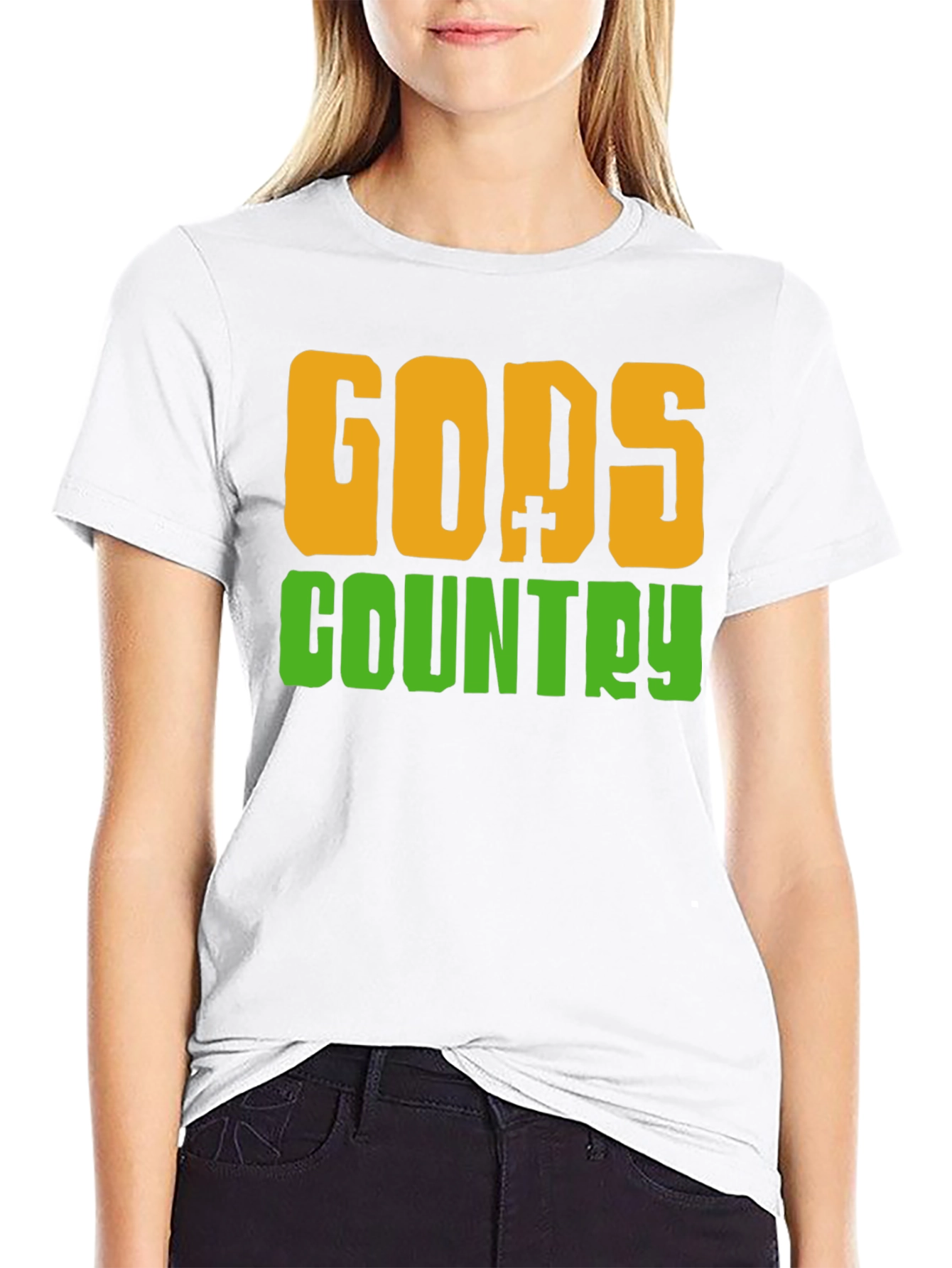 Gods Country Black T-Shirt