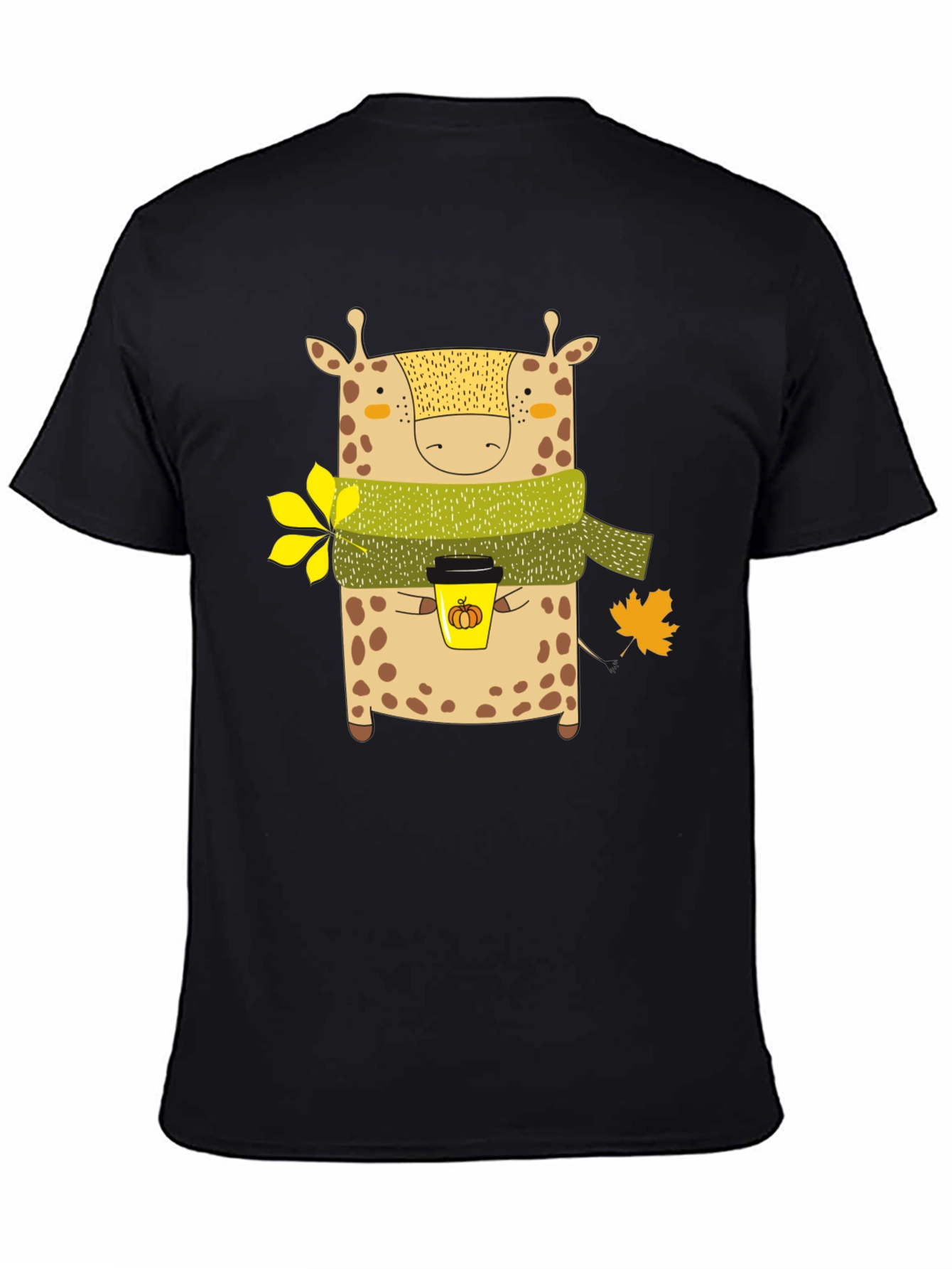 Giraffe Fall Coffee T-Shirt