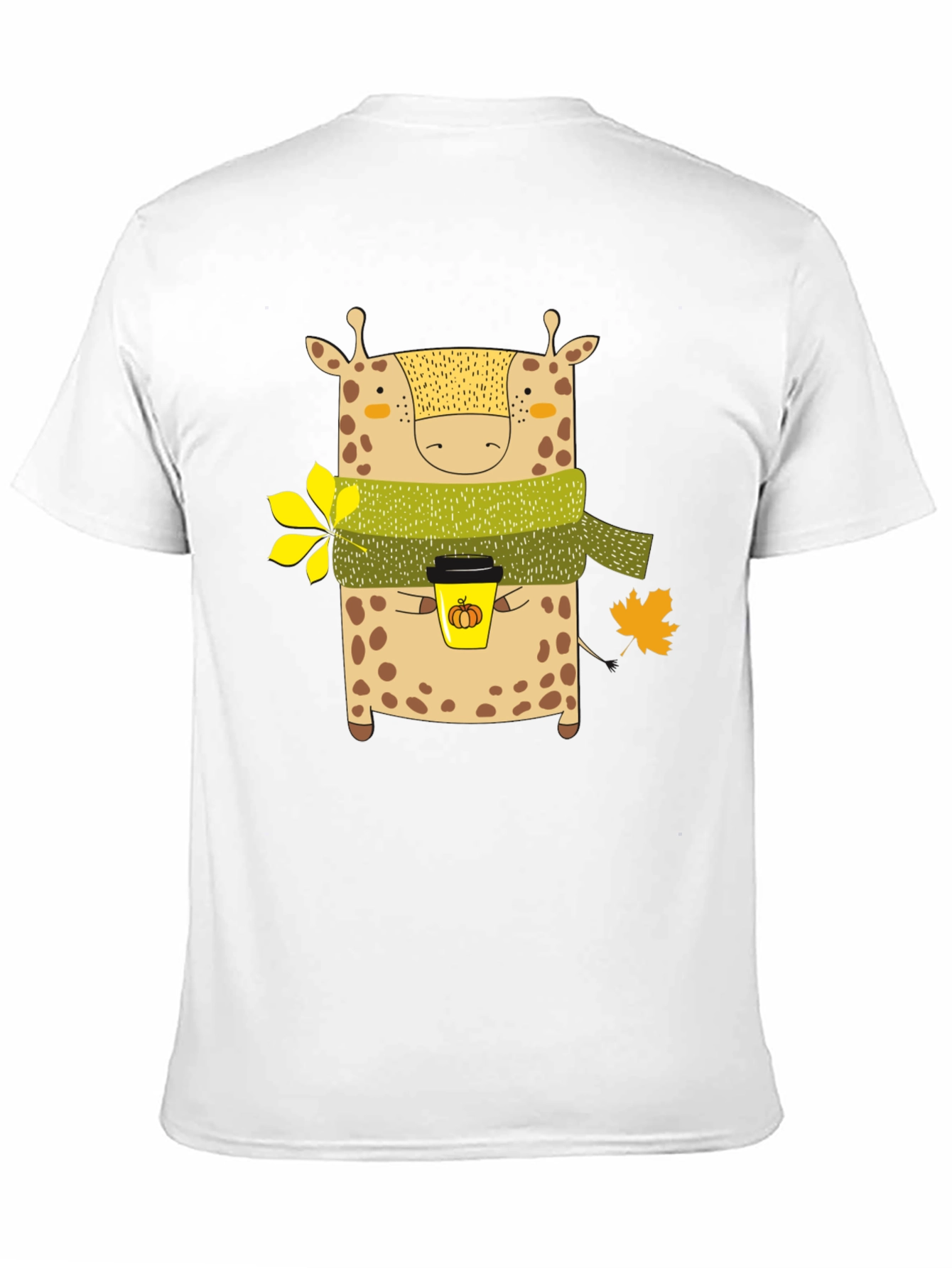 Giraffe Fall Coffee T-Shirt