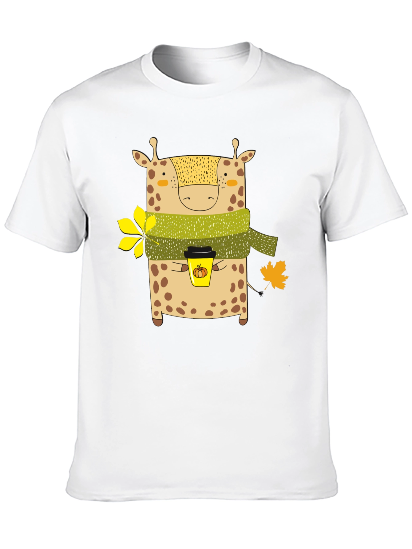 Giraffe Fall Coffee T-Shirt