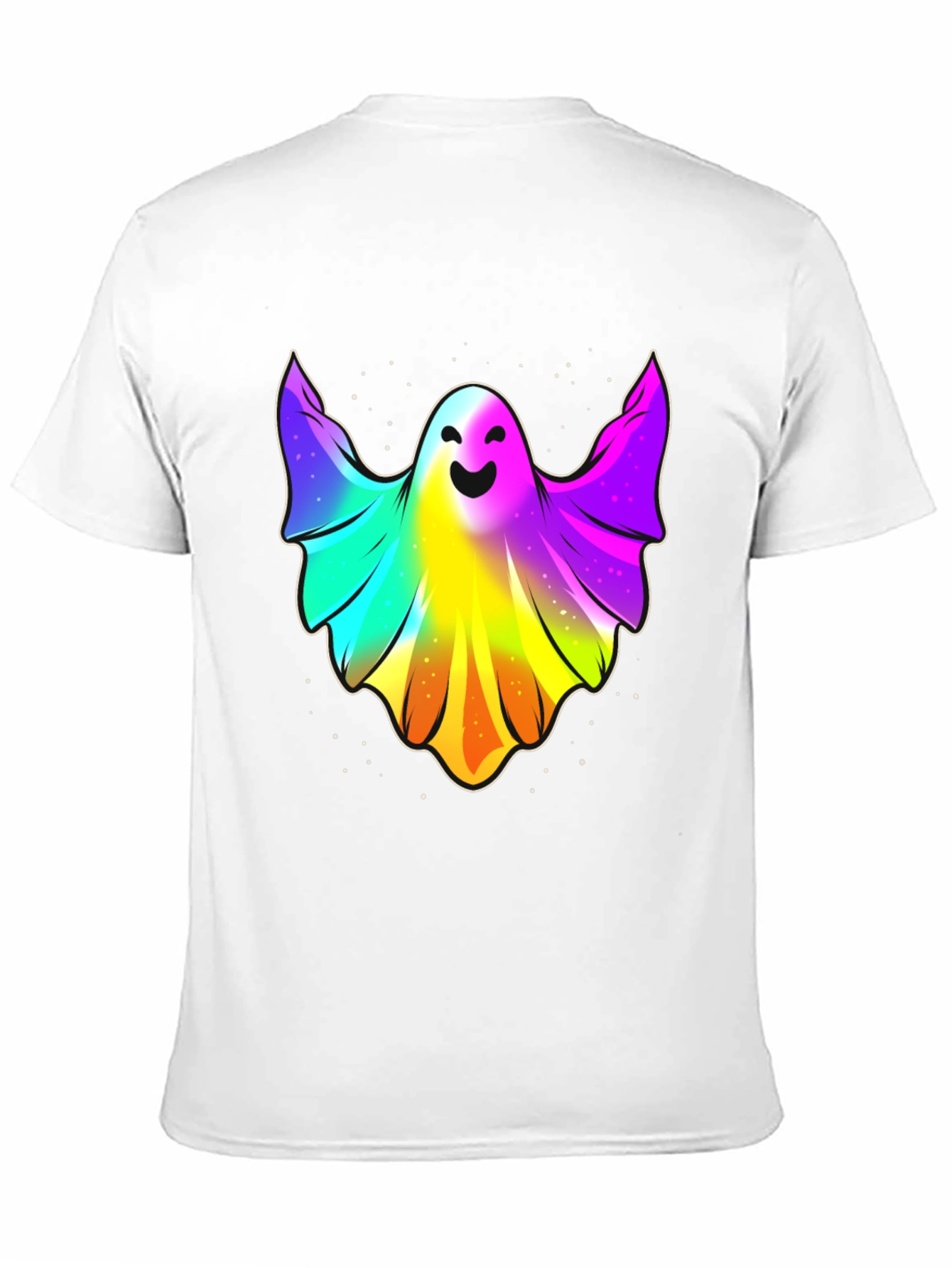Rainbow Ghost T-Shirt - Halloween Apparel