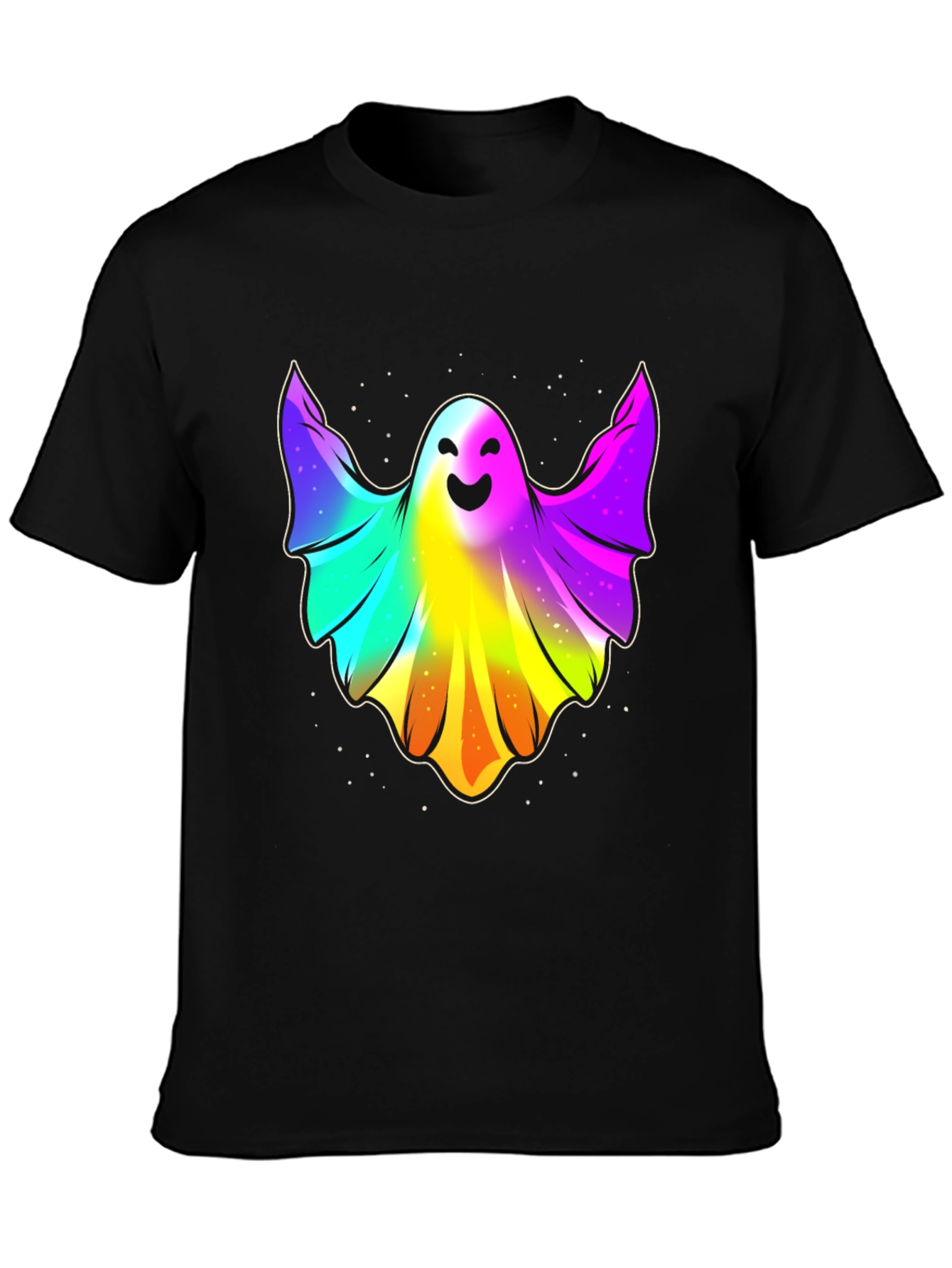 Rainbow Ghost T-Shirt - Halloween Apparel