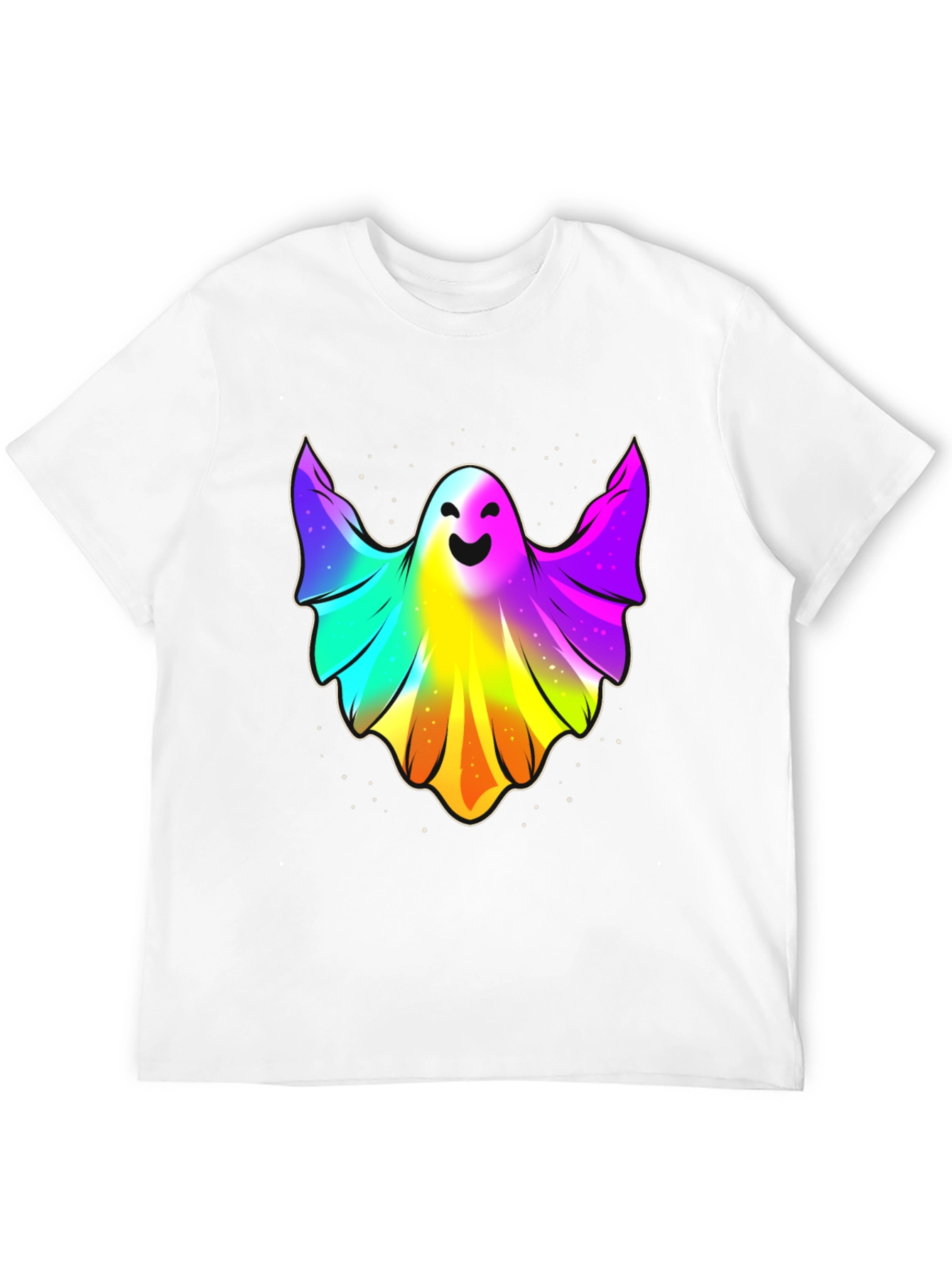 Rainbow Ghost T-Shirt - Halloween Apparel