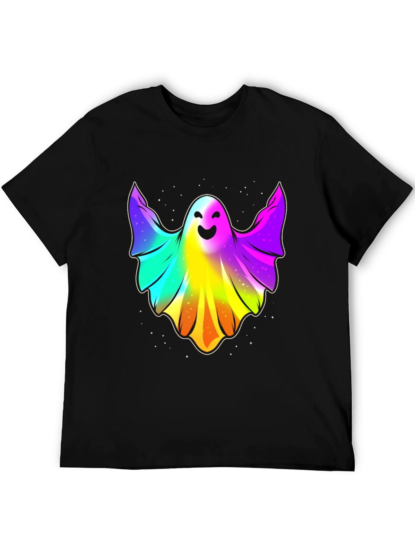 Rainbow Ghost T-Shirt - Halloween Apparel
