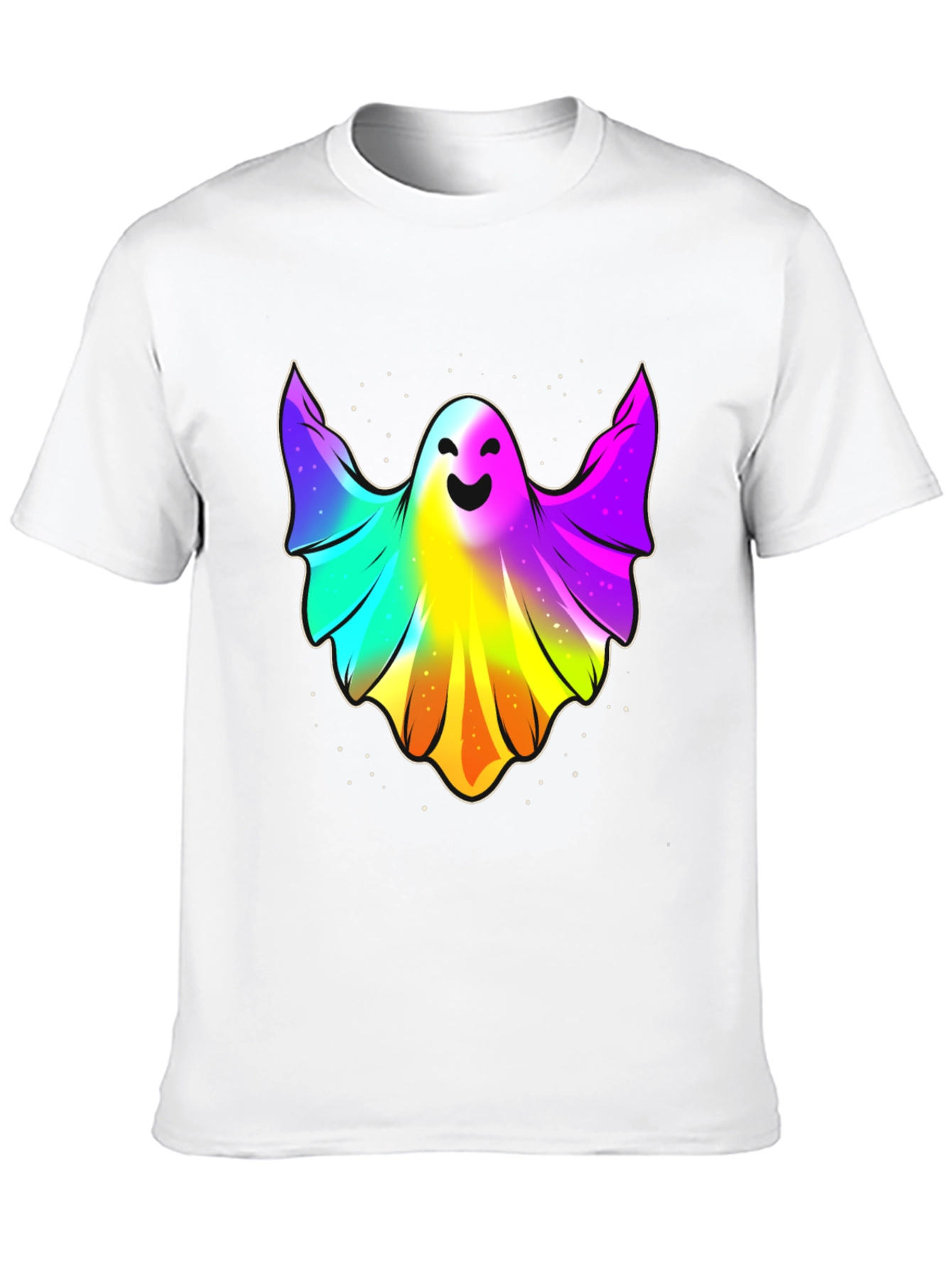 Rainbow Ghost T-Shirt - Halloween Apparel
