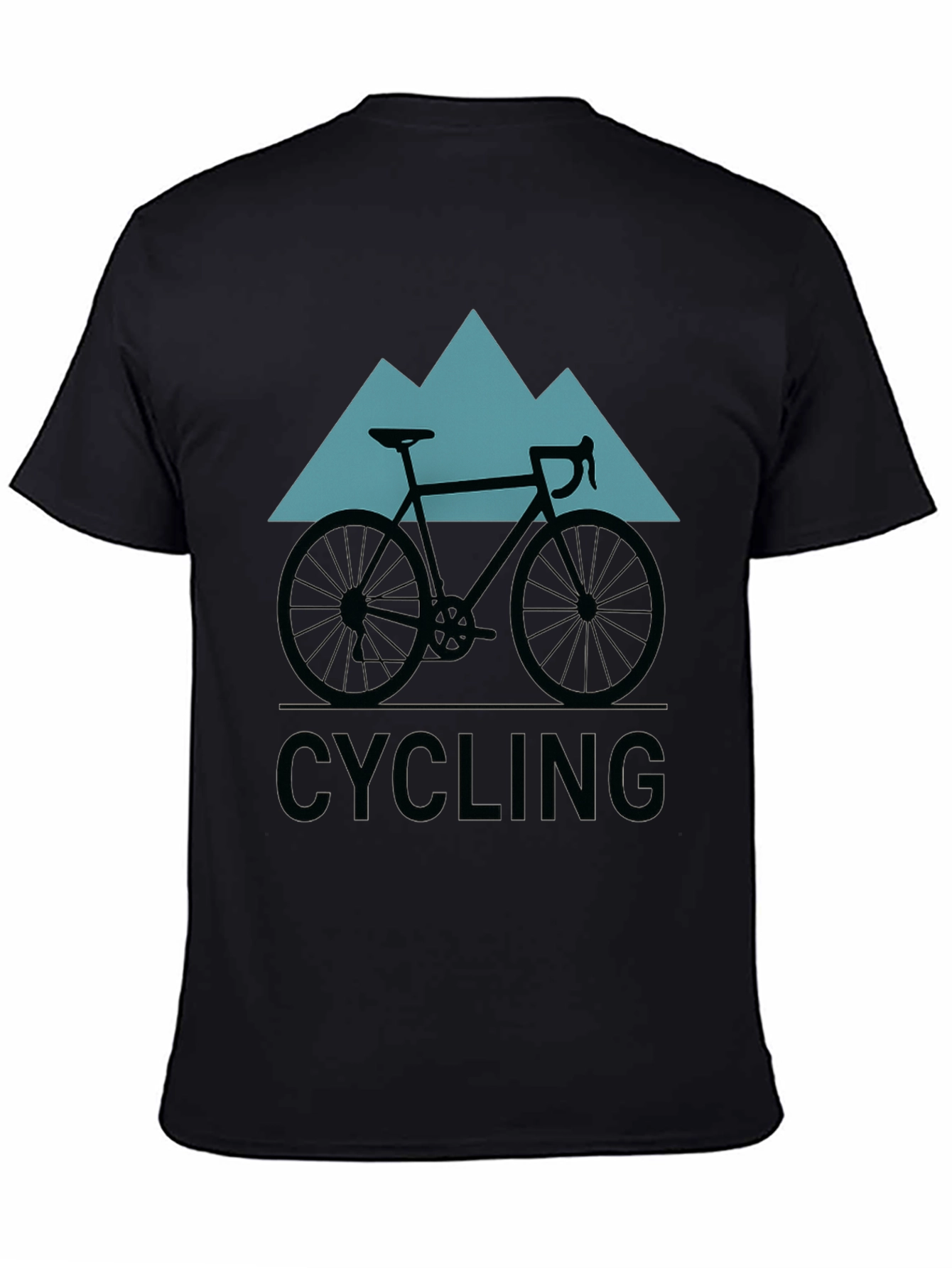 Cycling Mountain Graphic T-Shirt