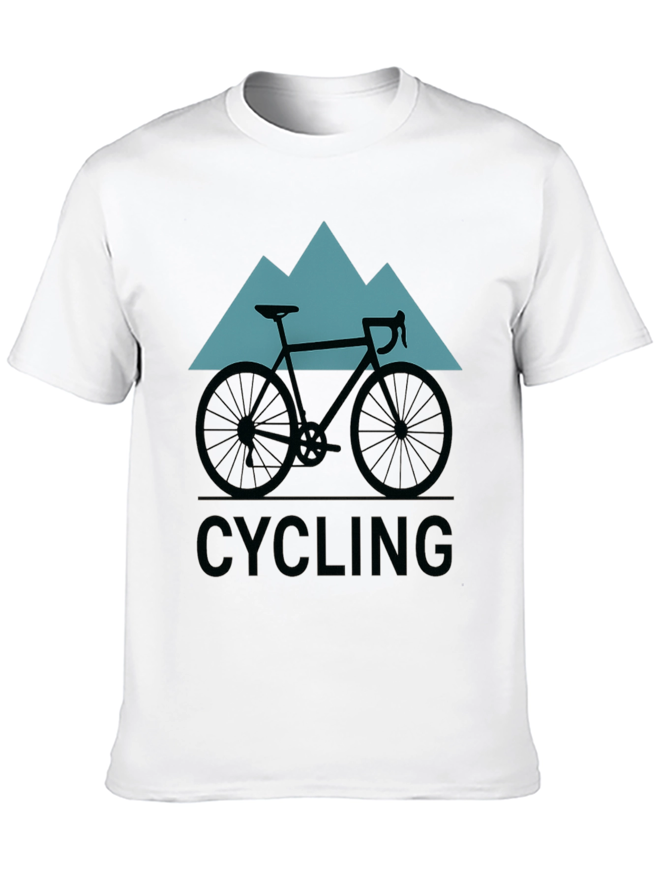 Cycling Mountain Graphic T-Shirt