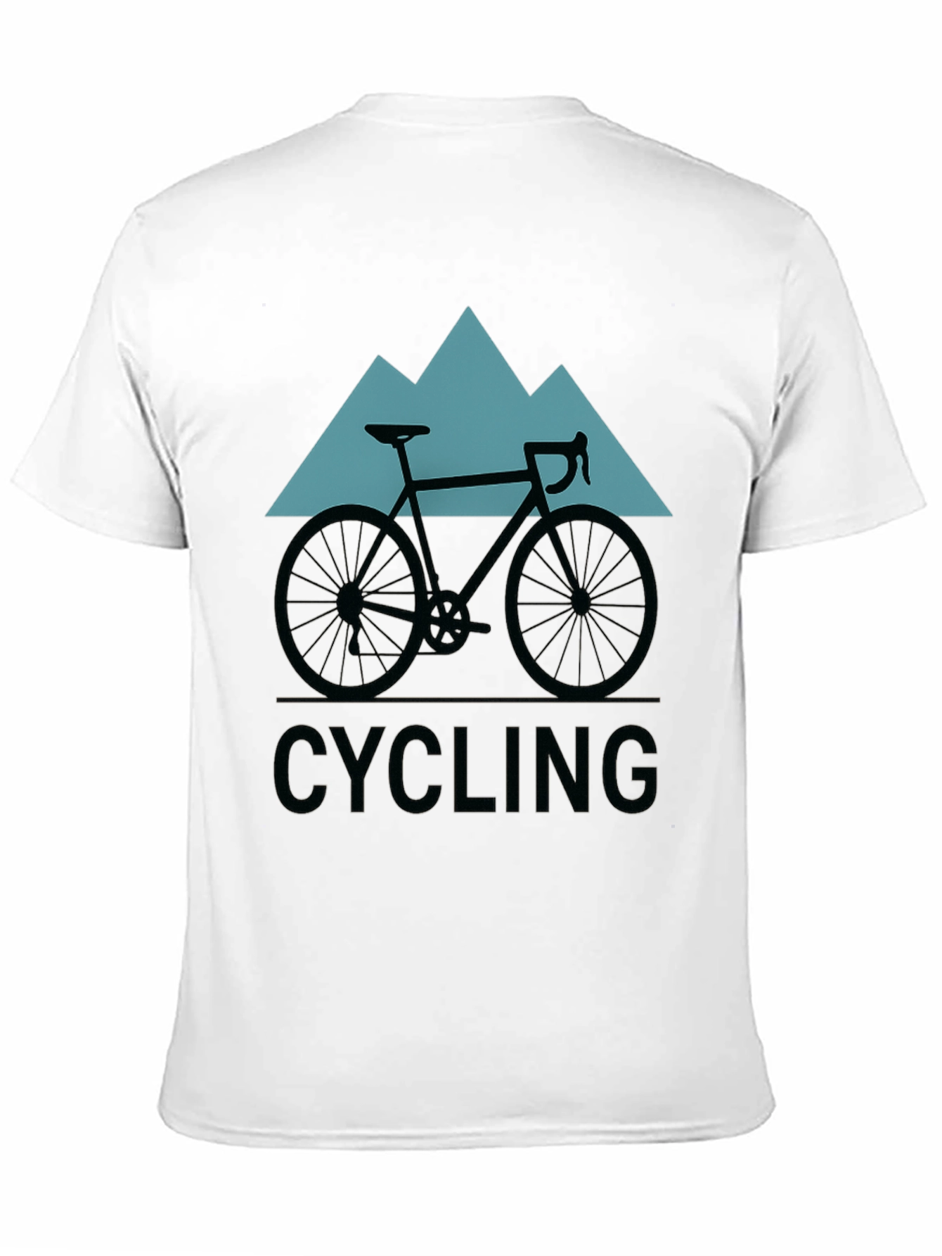 Cycling Mountain Graphic T-Shirt