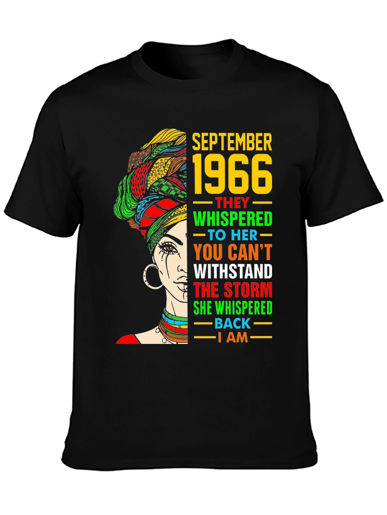 September 1966 Black Woman T-Shirt