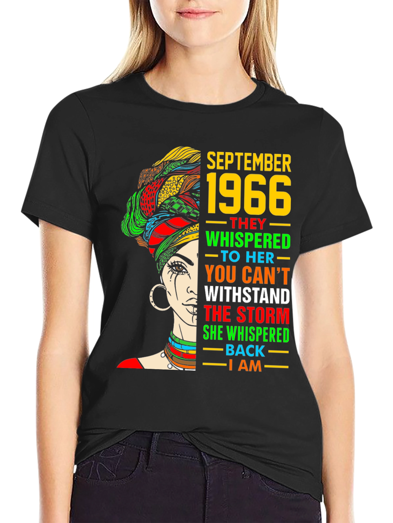 September 1966 Black Woman T-Shirt