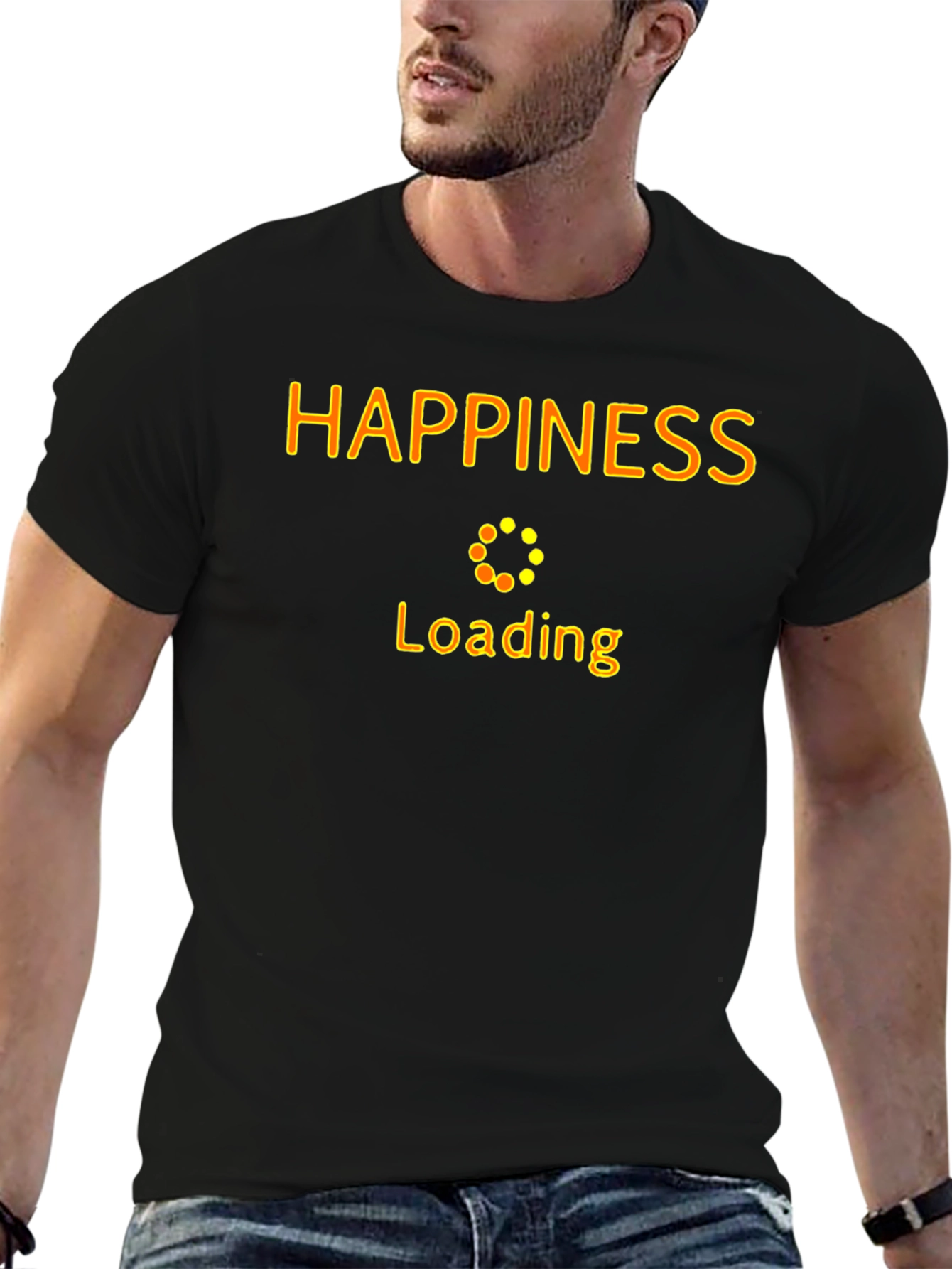 Happiness Loading T-Shirt - Fun Graphic Tee