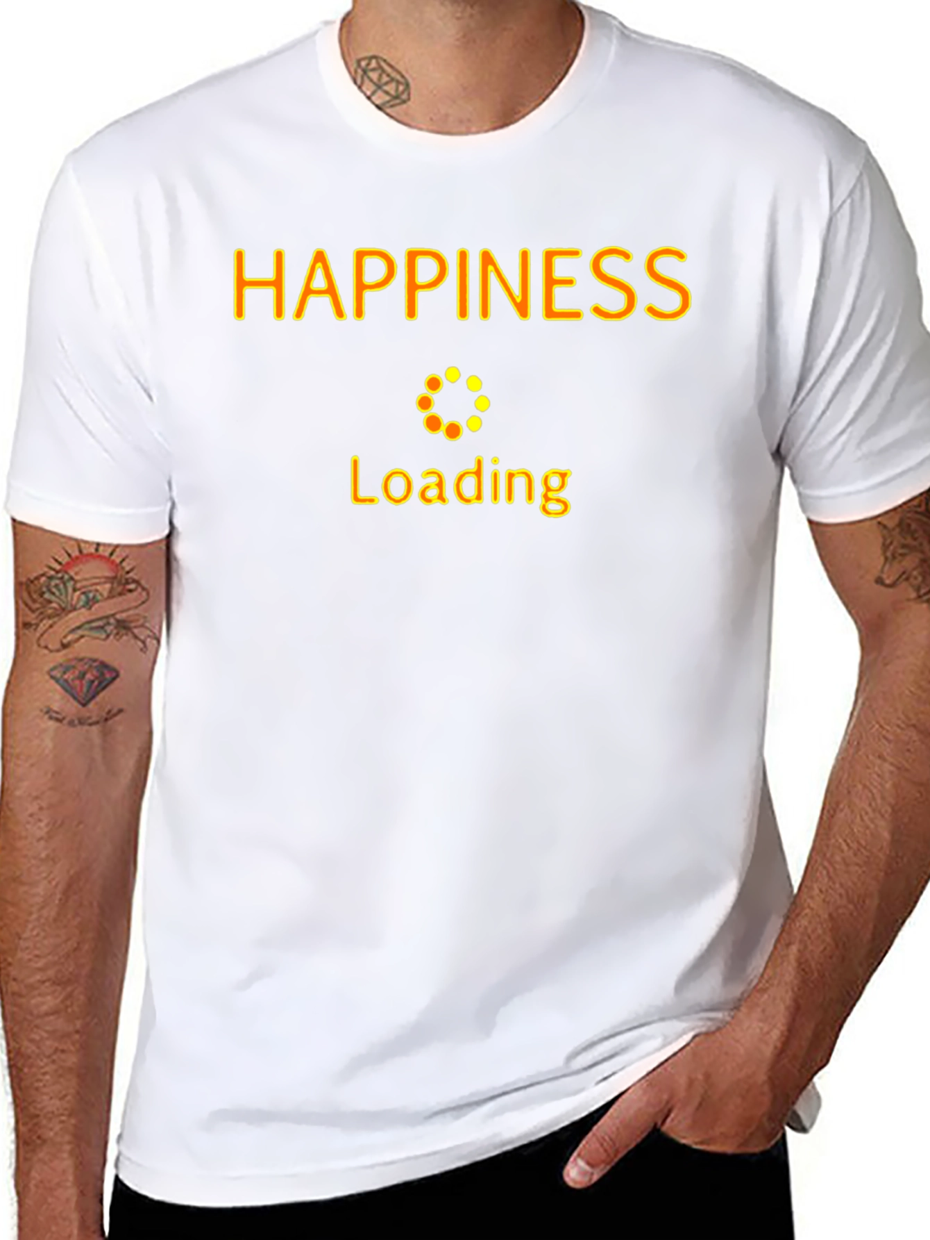 Happiness Loading T-Shirt - Fun Graphic Tee
