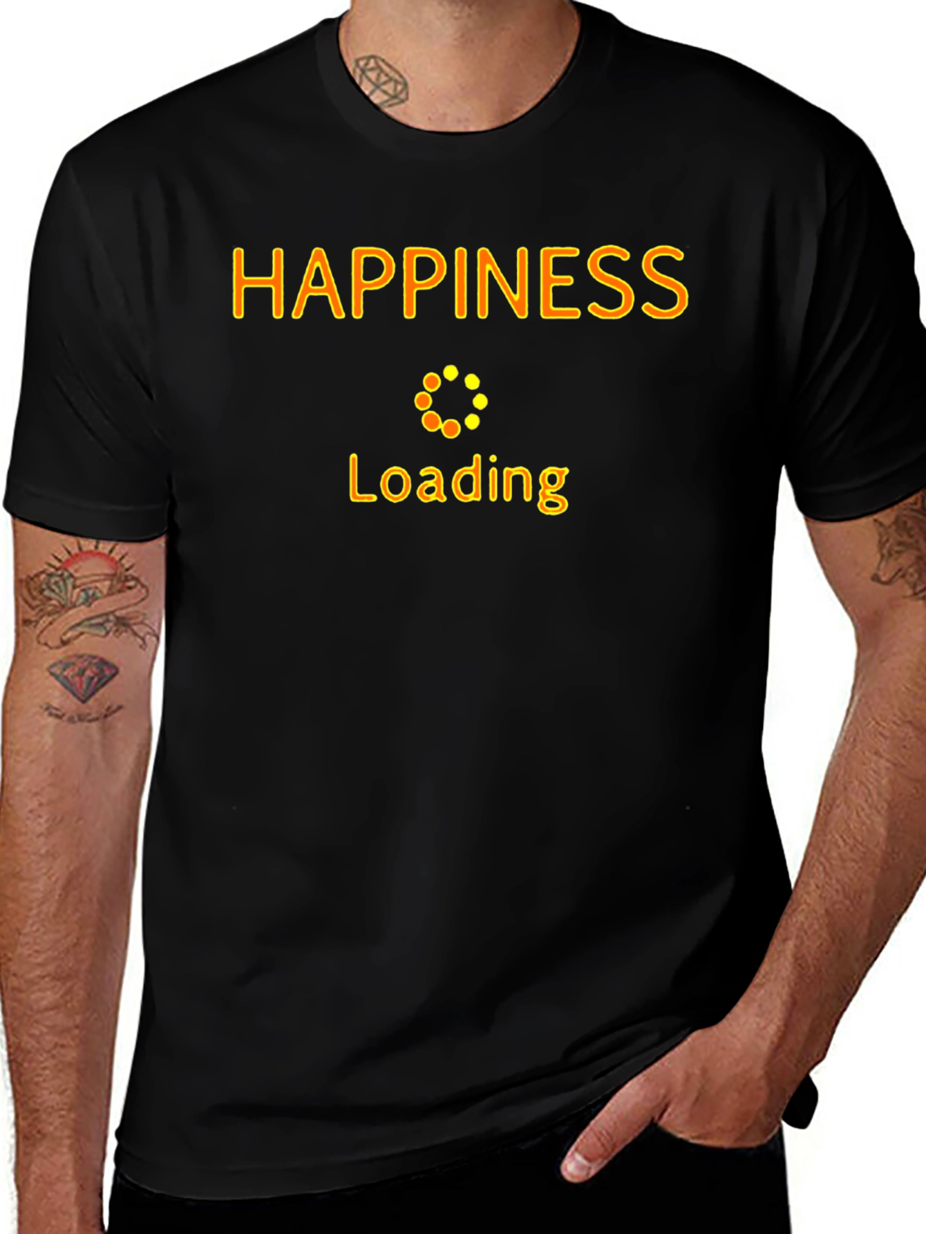 Happiness Loading T-Shirt - Fun Graphic Tee