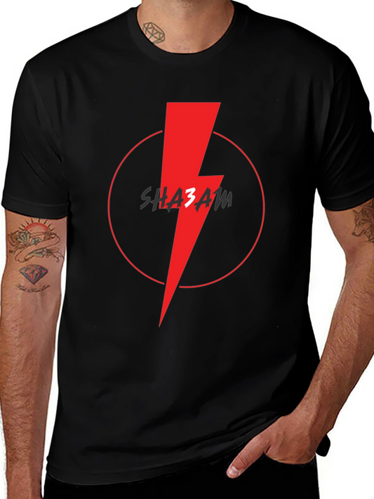 SHAZAM Lightning Bolt Graphic T-Shirt