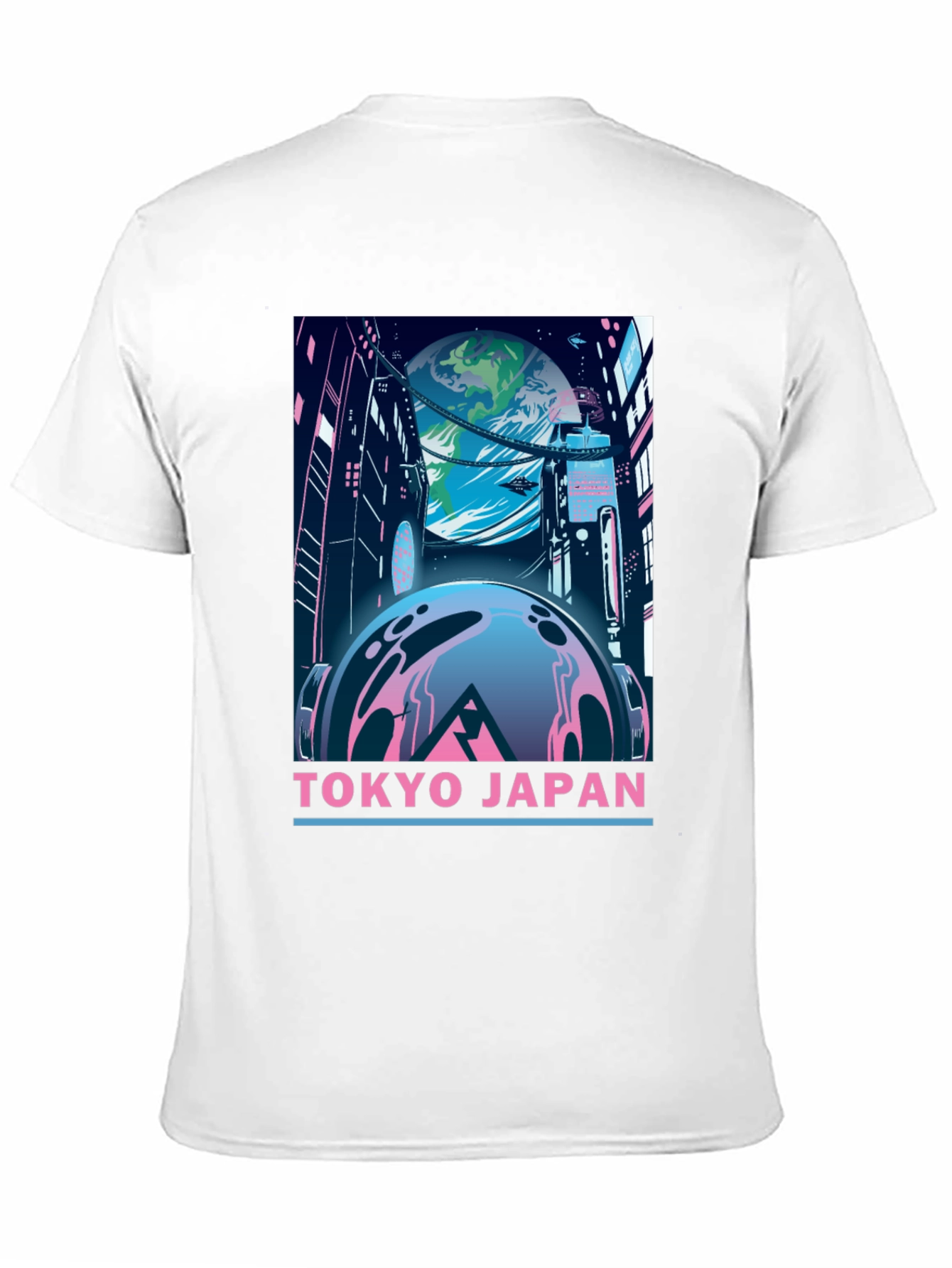 Tokyo Japan Graphic T-Shirt - Retro Sci-Fi Style