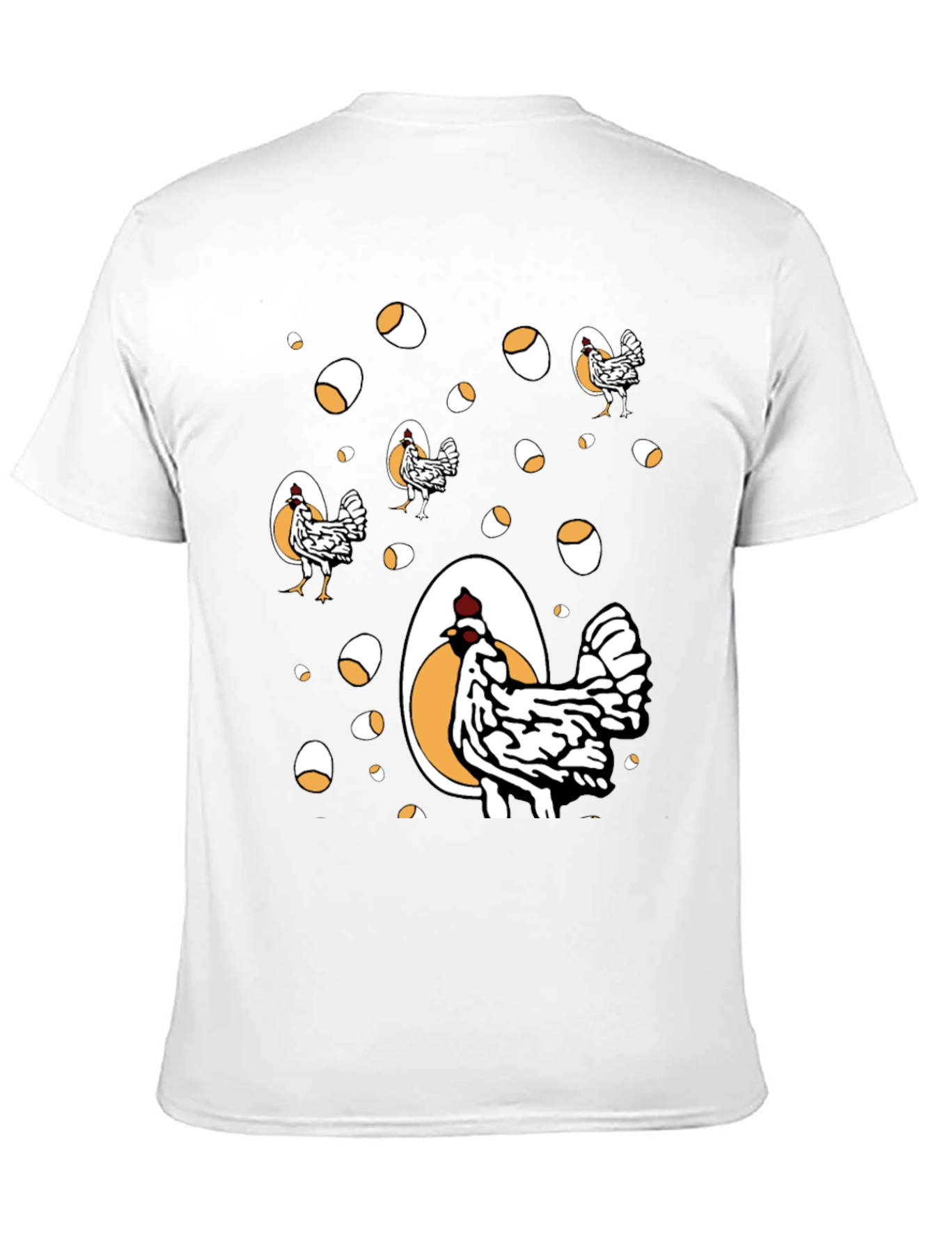 Funny Chicken & Egg Graphic Tee