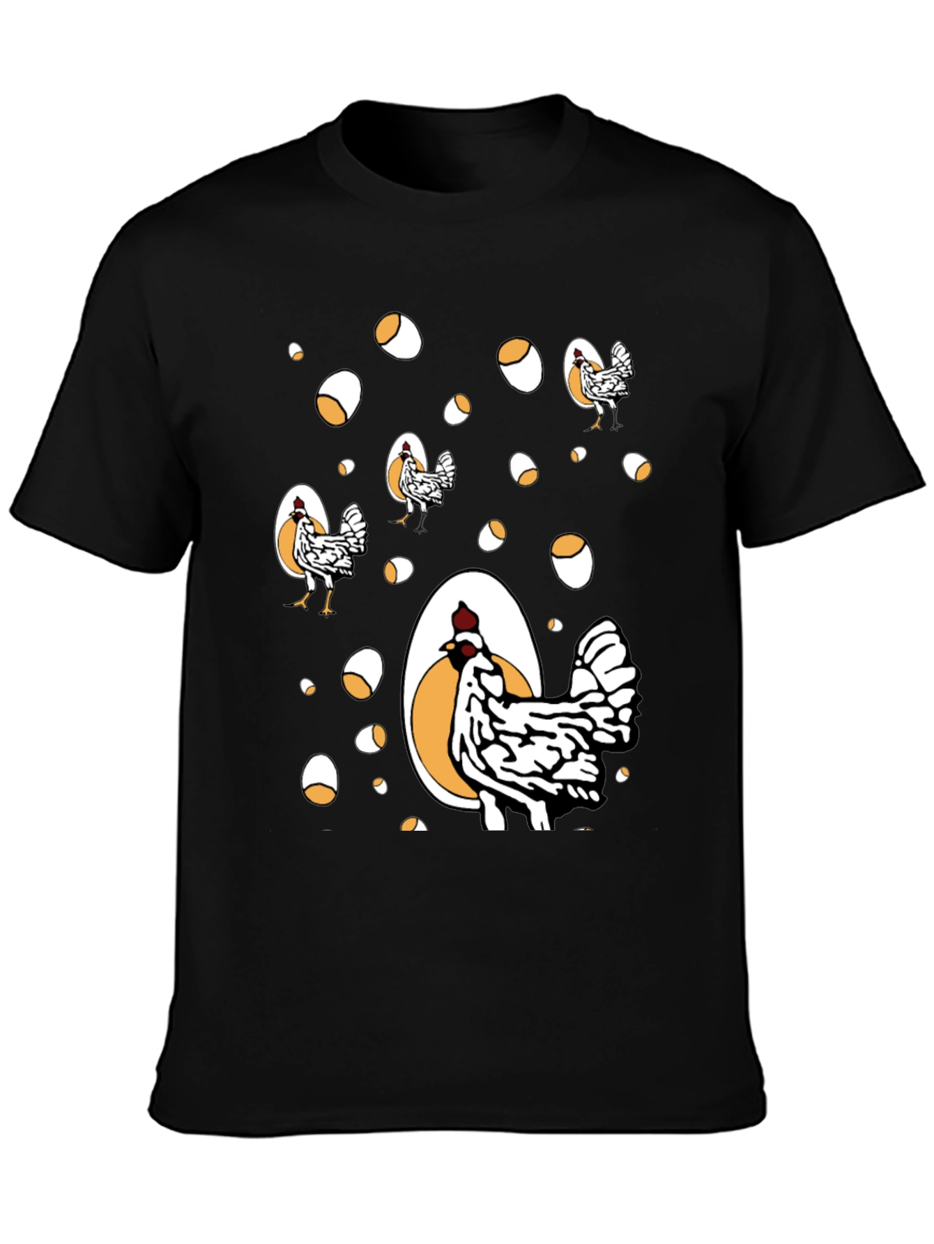 Funny Chicken & Egg Graphic Tee