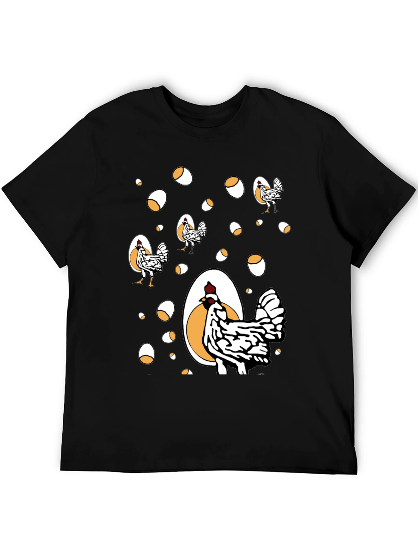 Funny Chicken & Egg Graphic Tee