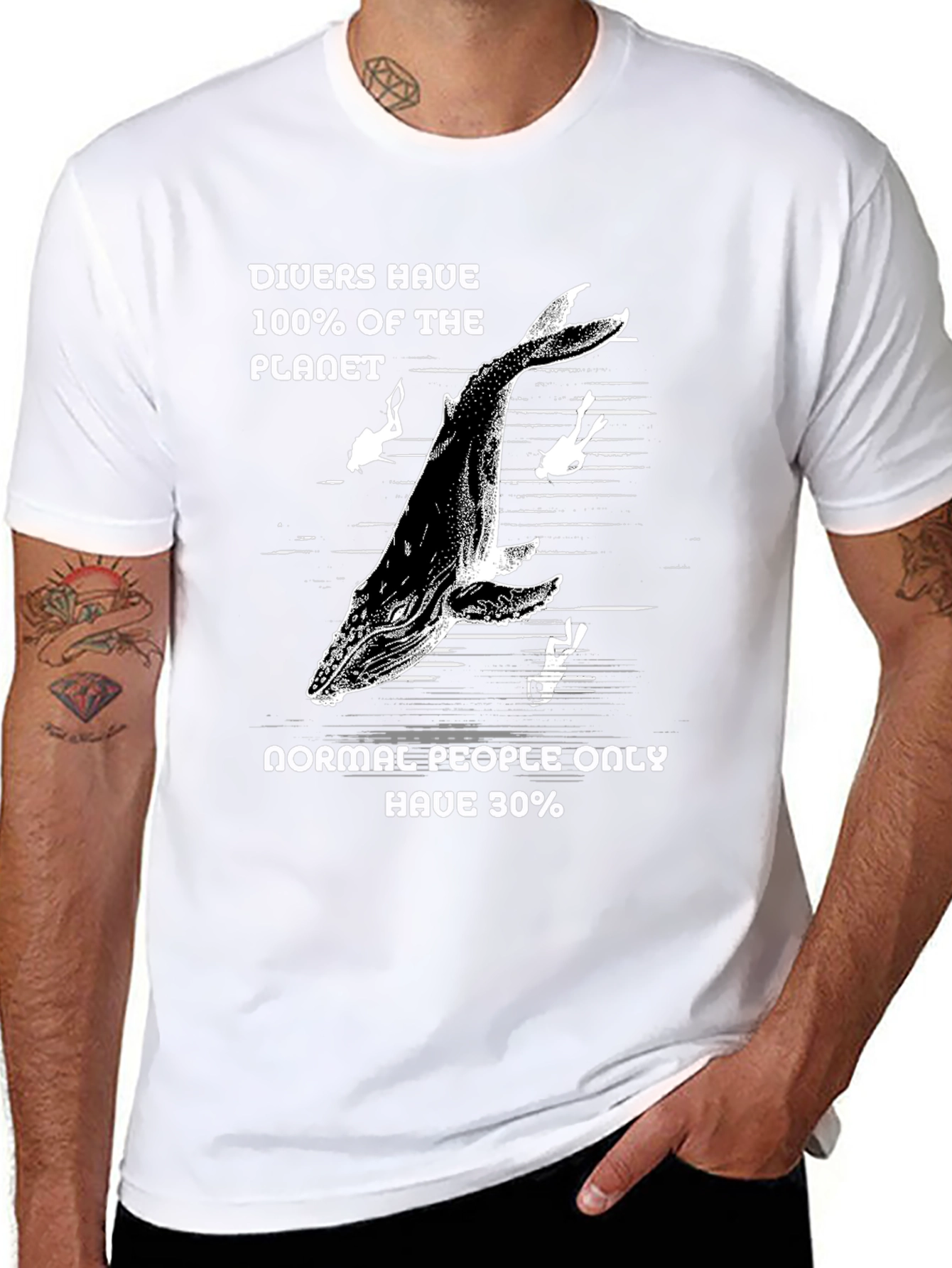Divers Planet Graphic T-Shirt