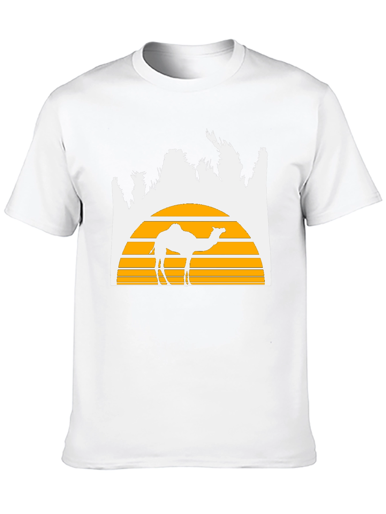 Desert Sunset Camel Graphic T-Shirt