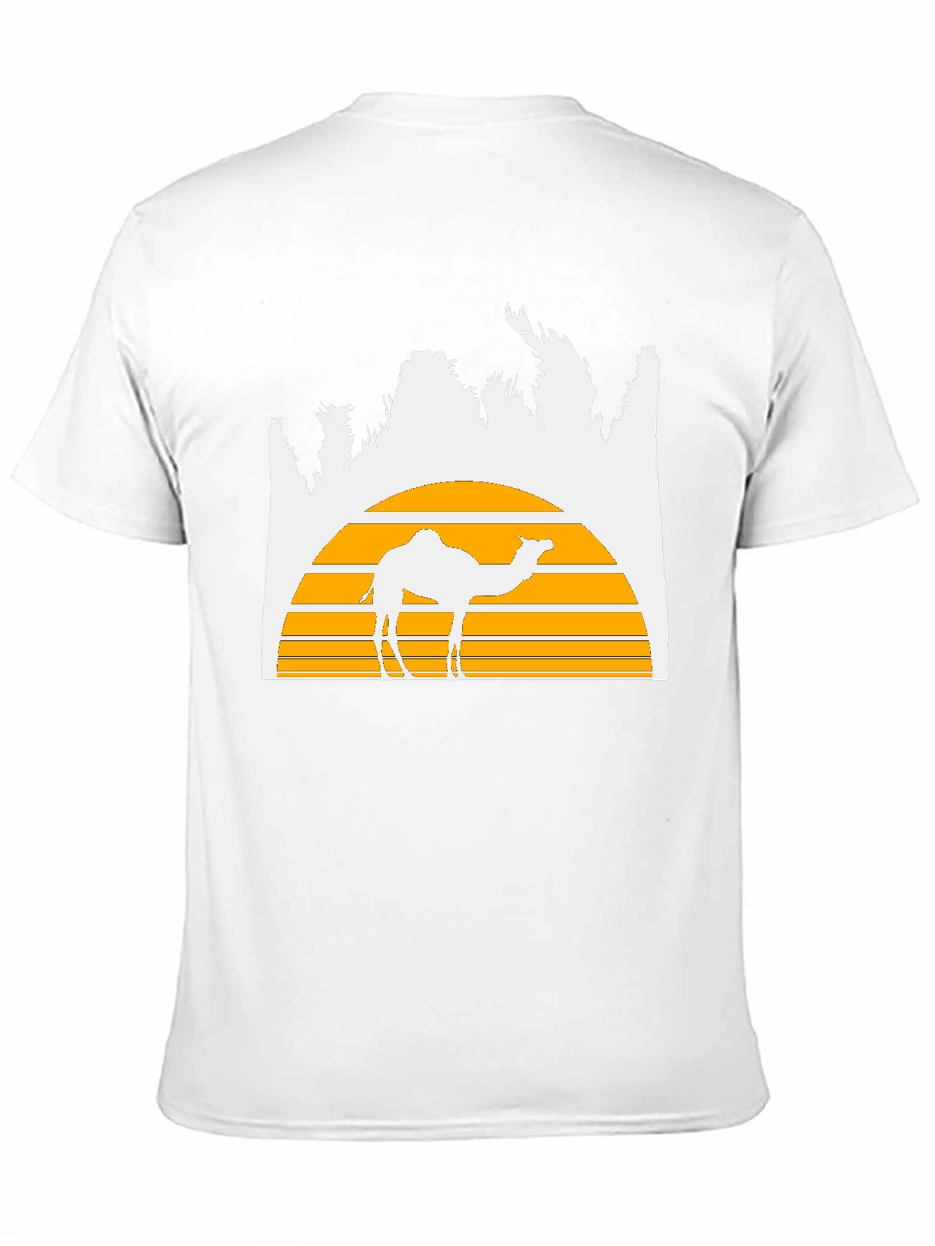 Desert Sunset Camel Graphic T-Shirt